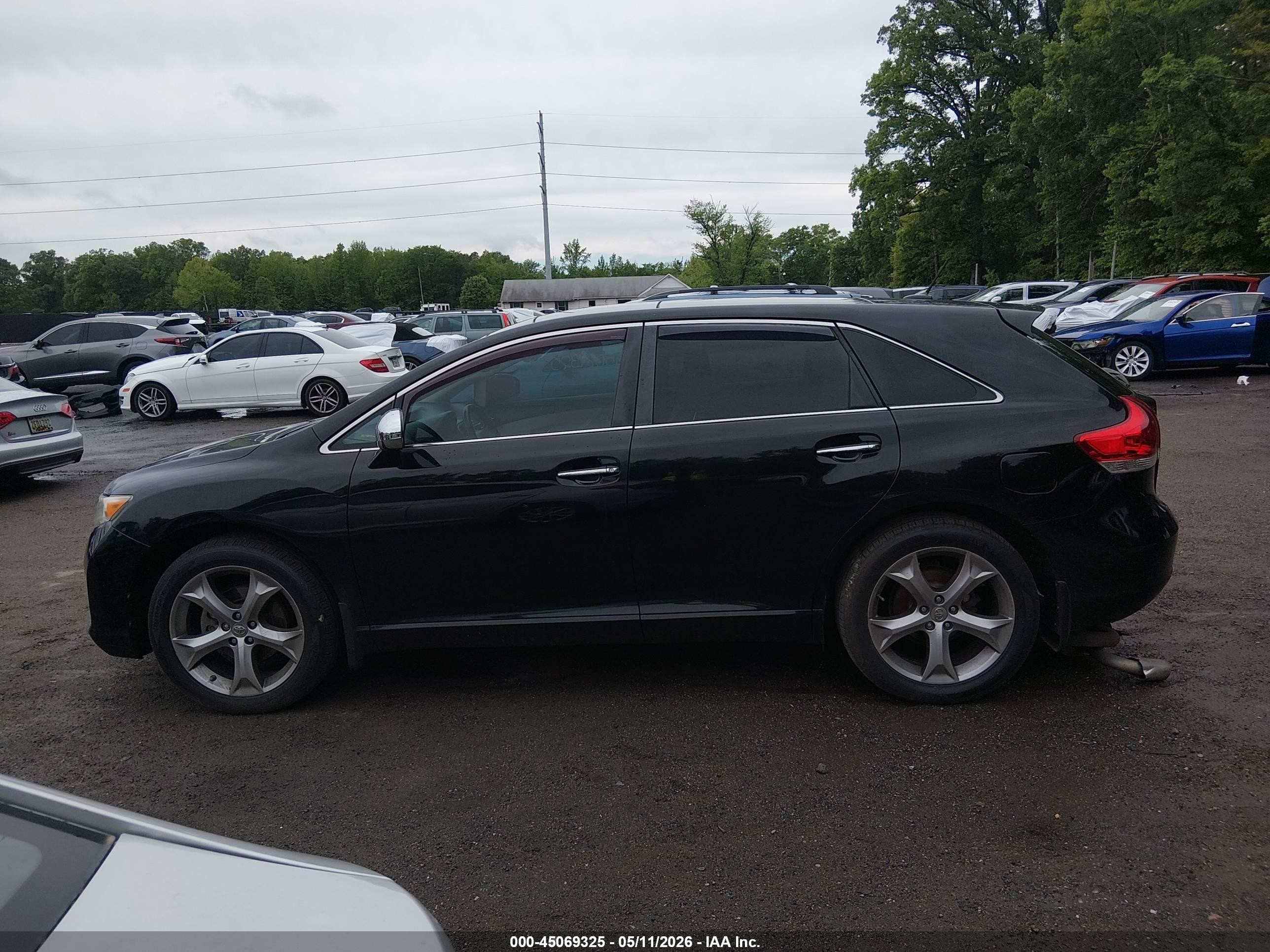2012 Toyota Venza Limited V6 Black vin: 4T3BK3BB0CU071749