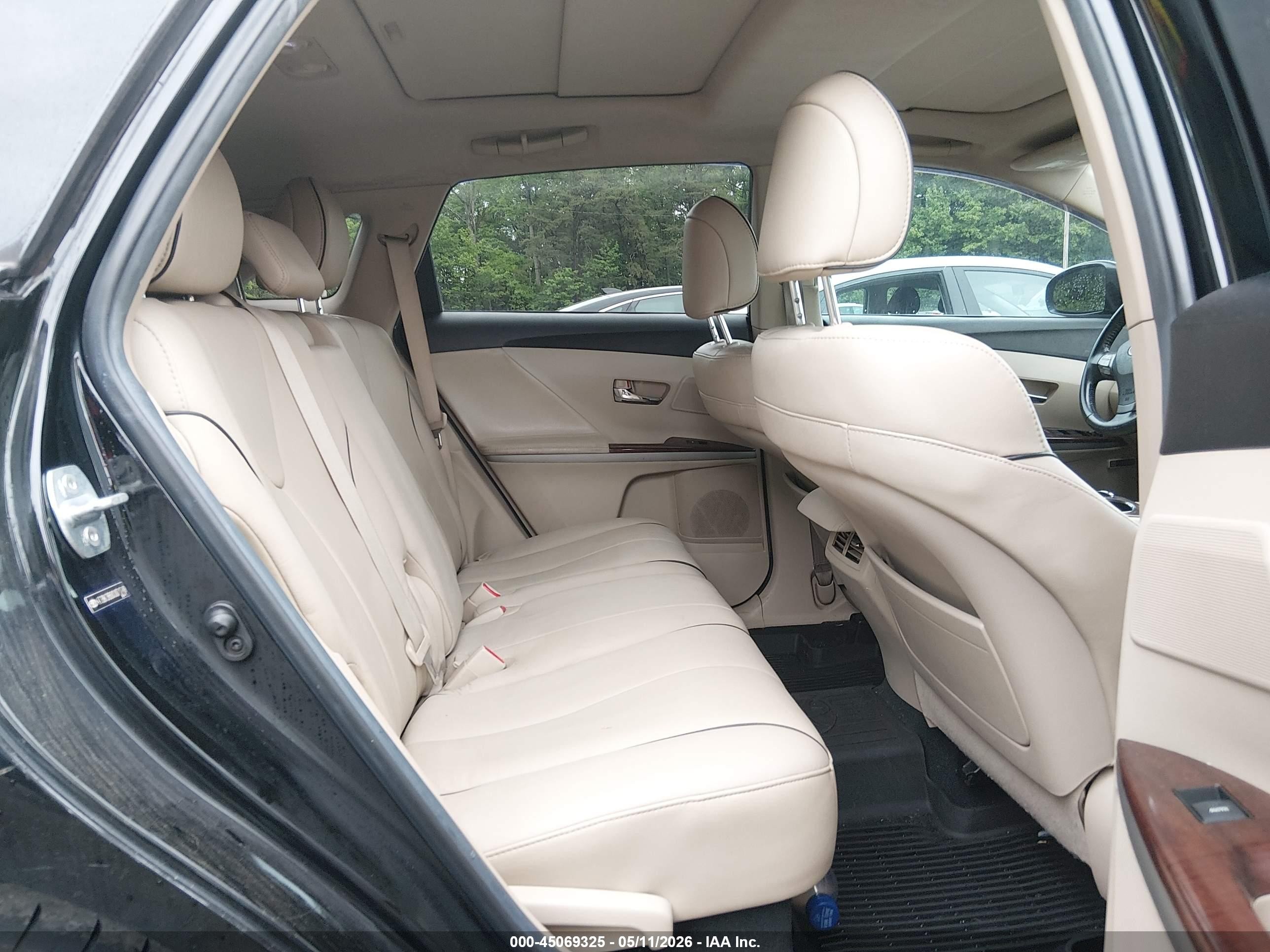 2012 Toyota Venza Limited V6 Black vin: 4T3BK3BB0CU071749