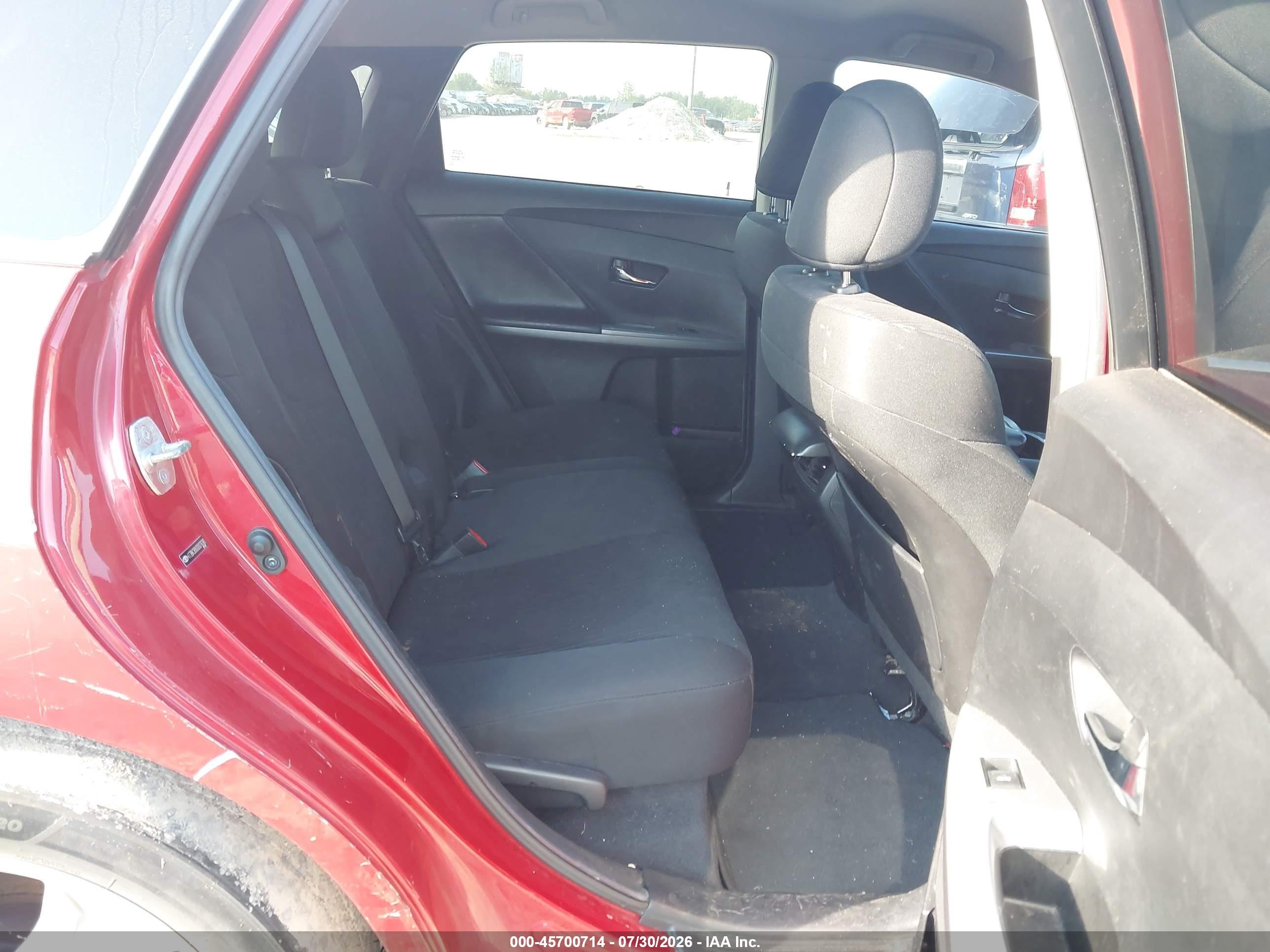 2013 Toyota Venza Le V6 Red vin: 4T3BK3BB0DU078380