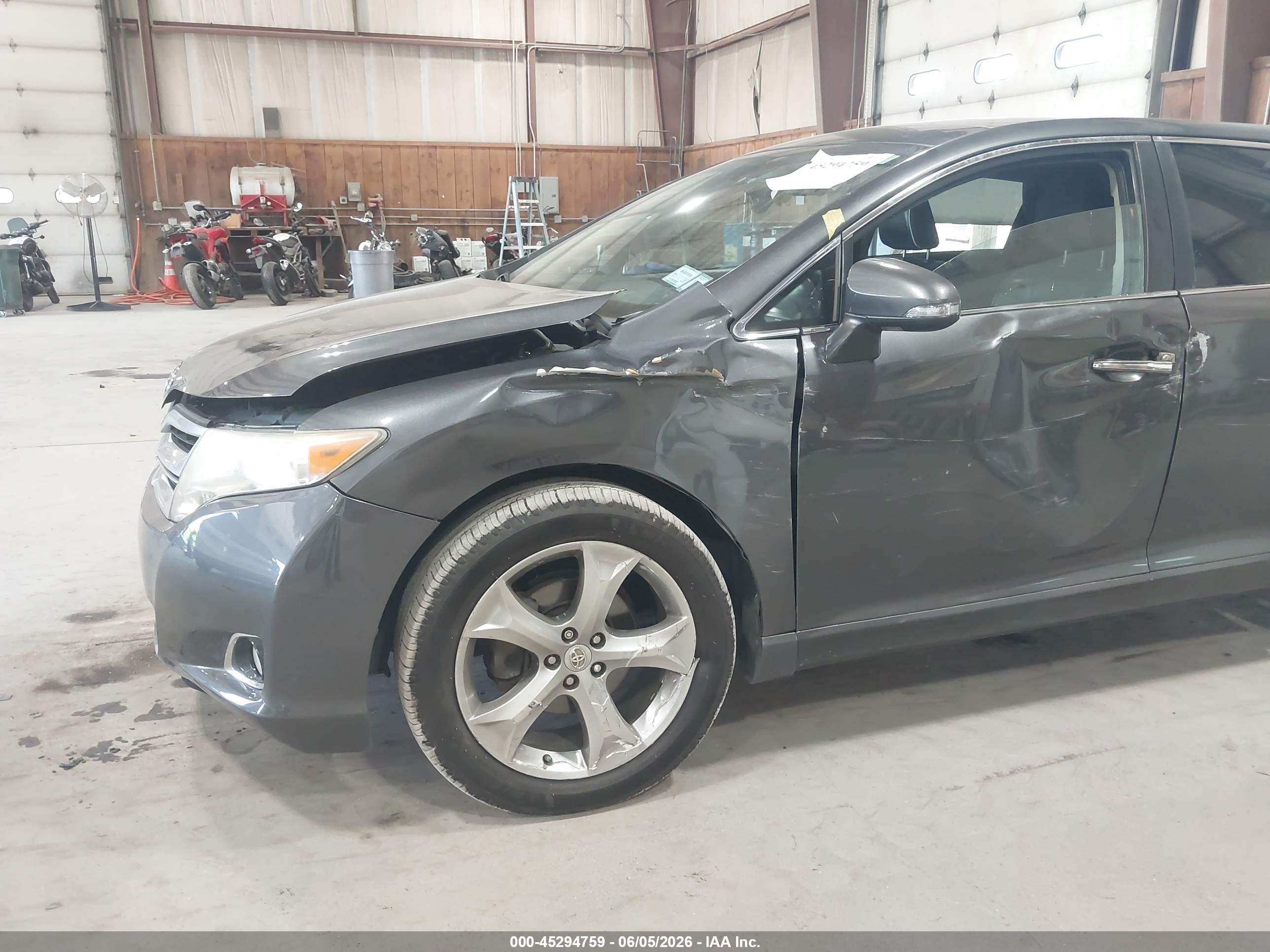 2013 Toyota Venza Xle V6 Gray vin: 4T3BK3BB0DU081540