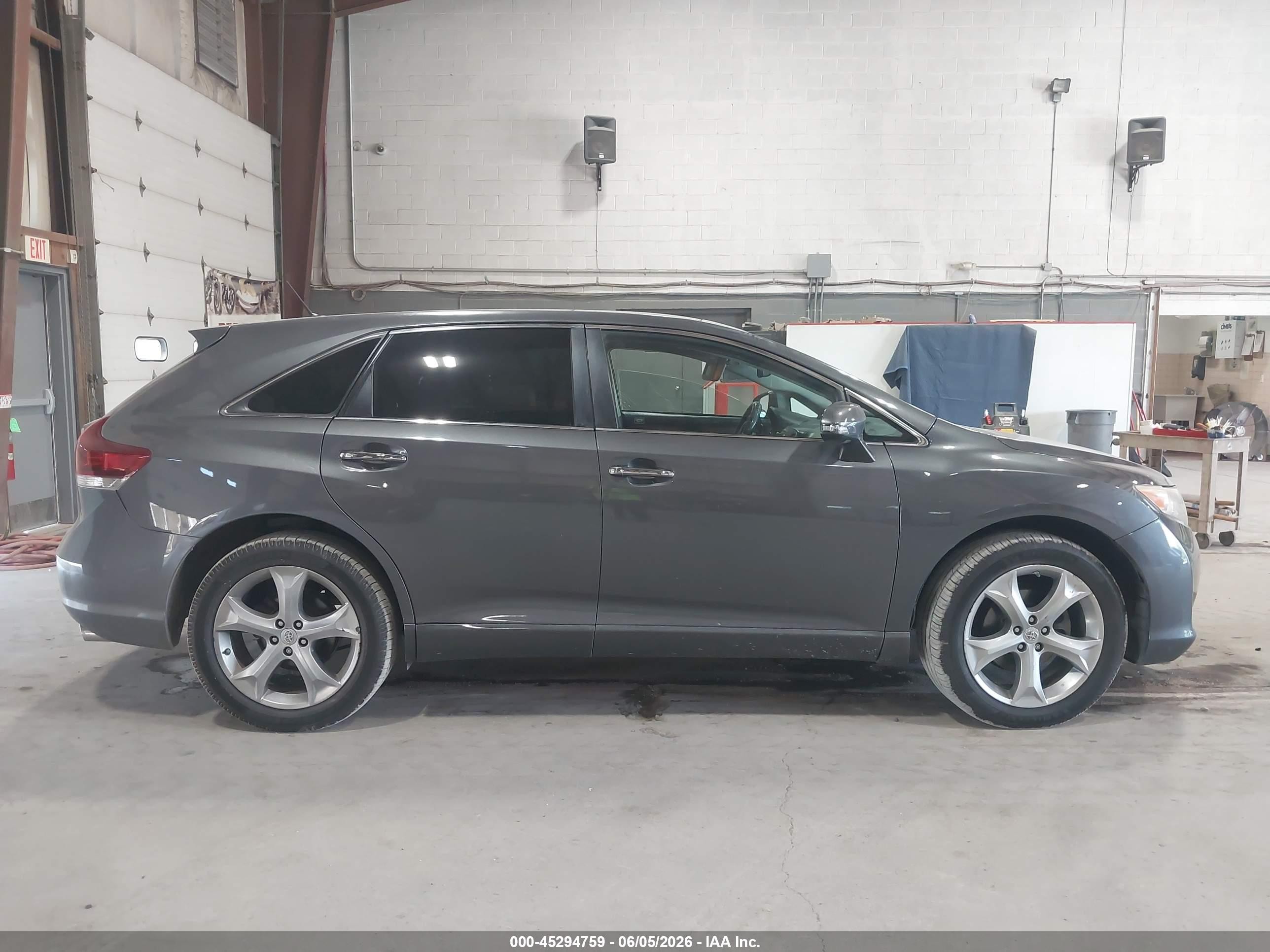 2013 Toyota Venza Xle V6 Gray vin: 4T3BK3BB0DU081540