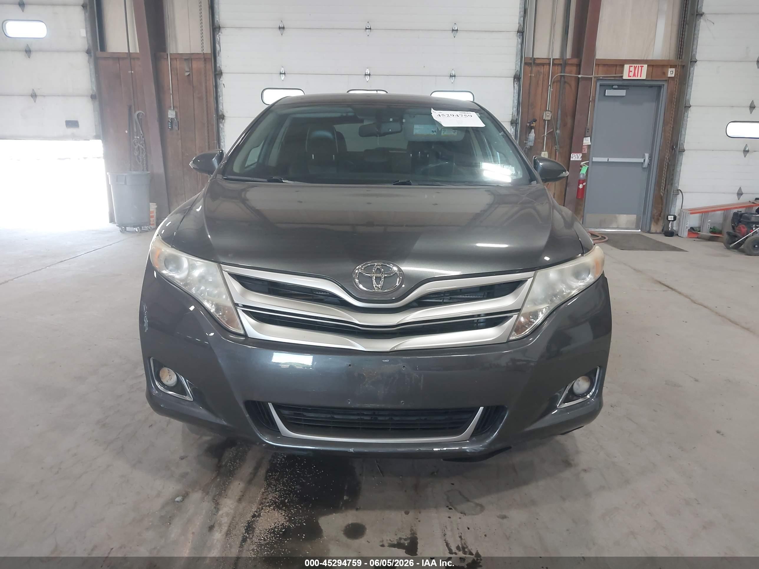 2013 Toyota Venza Xle V6 Gray vin: 4T3BK3BB0DU081540