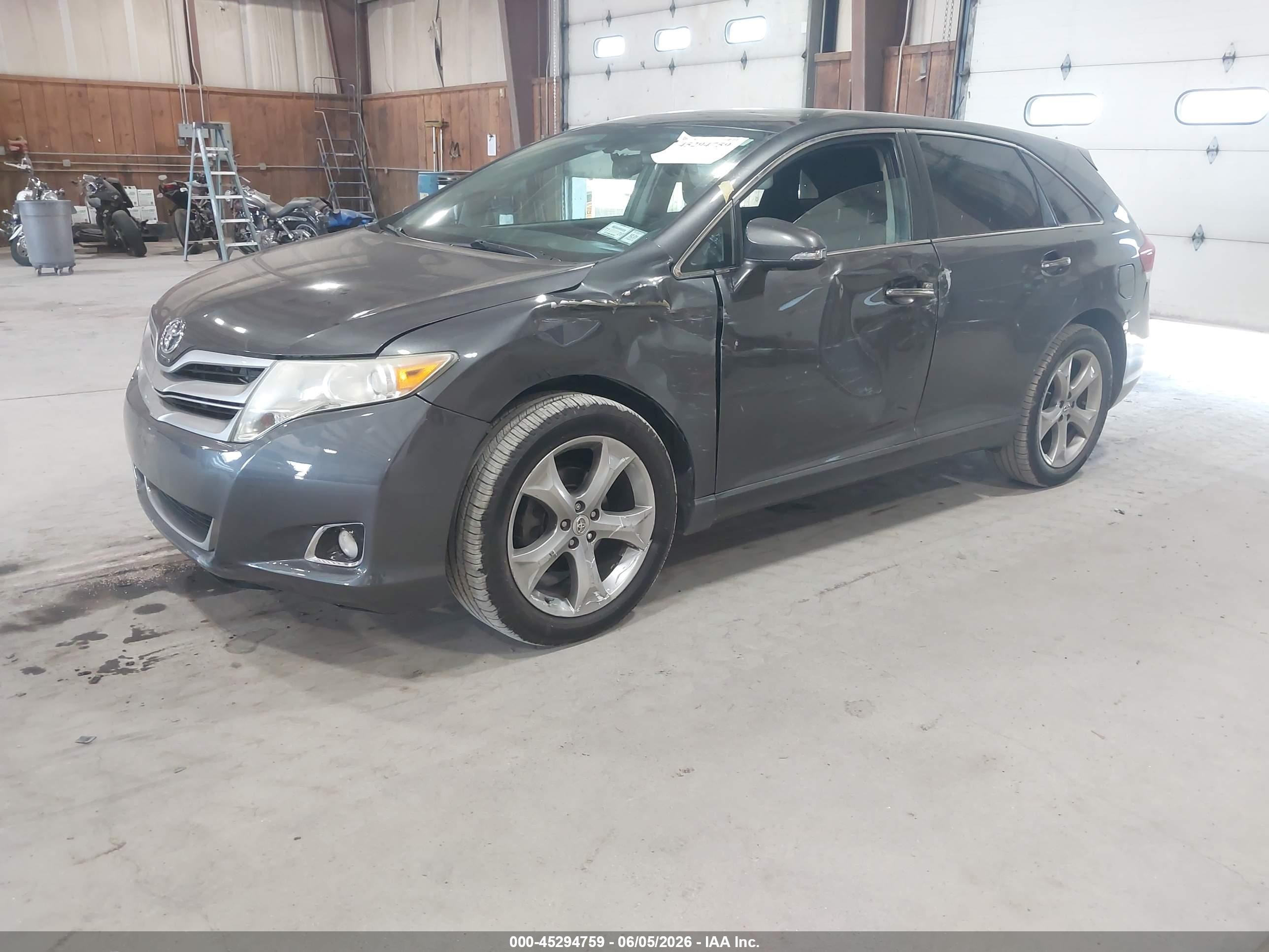 2013 Toyota Venza Xle V6 Gray vin: 4T3BK3BB0DU081540