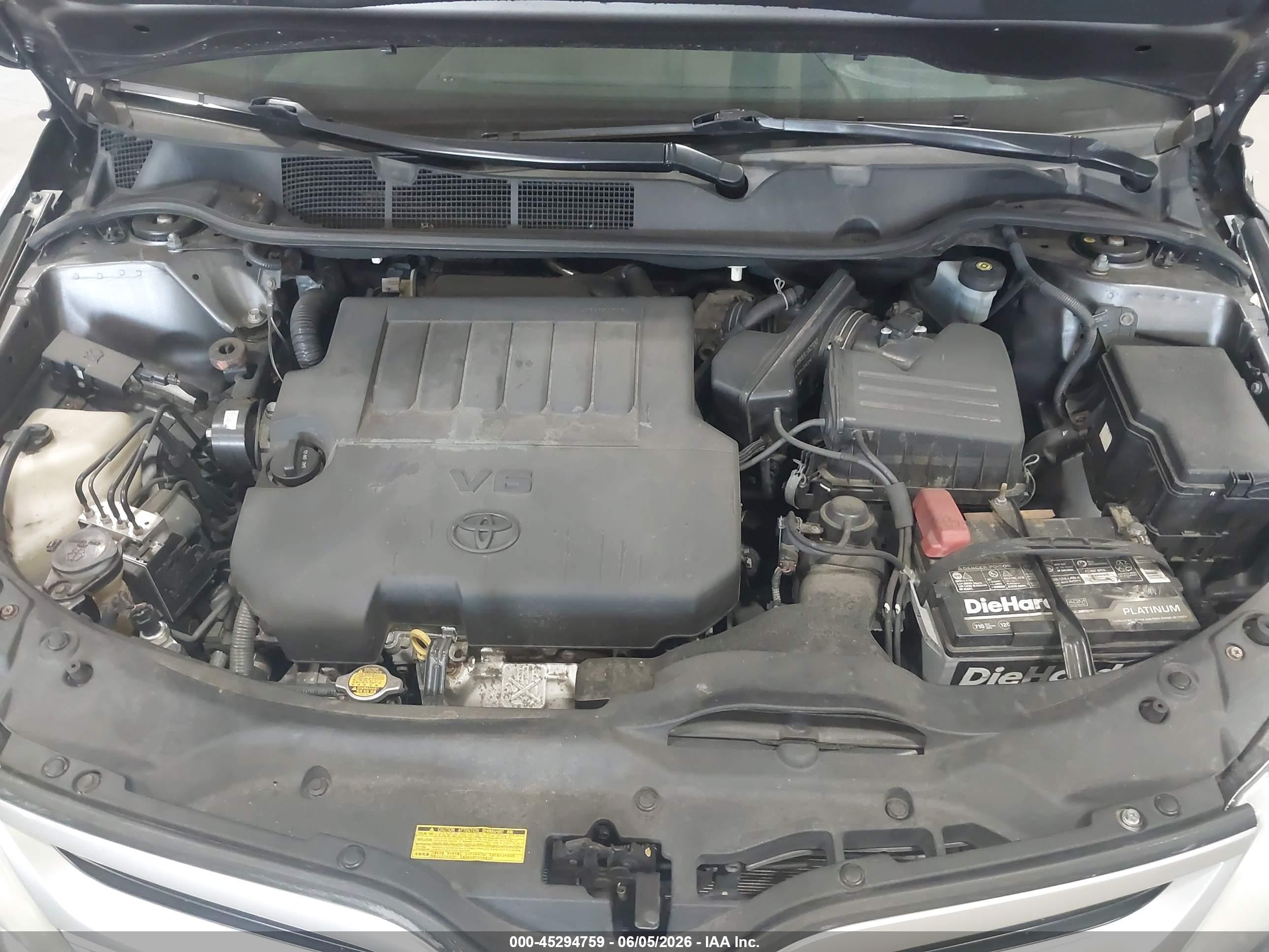 2013 Toyota Venza Xle V6 Gray vin: 4T3BK3BB0DU081540