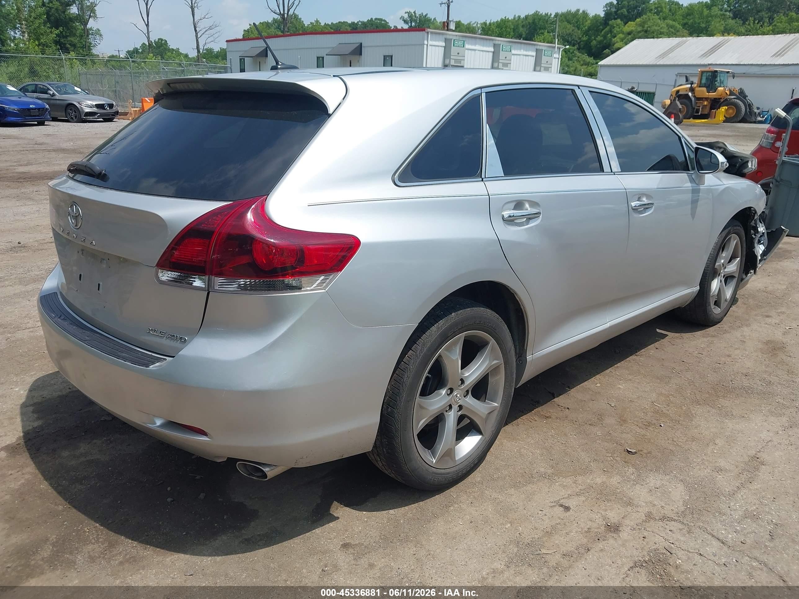 2013 Toyota Venza Xle V6 Silver vin: 4T3BK3BB0DU085183