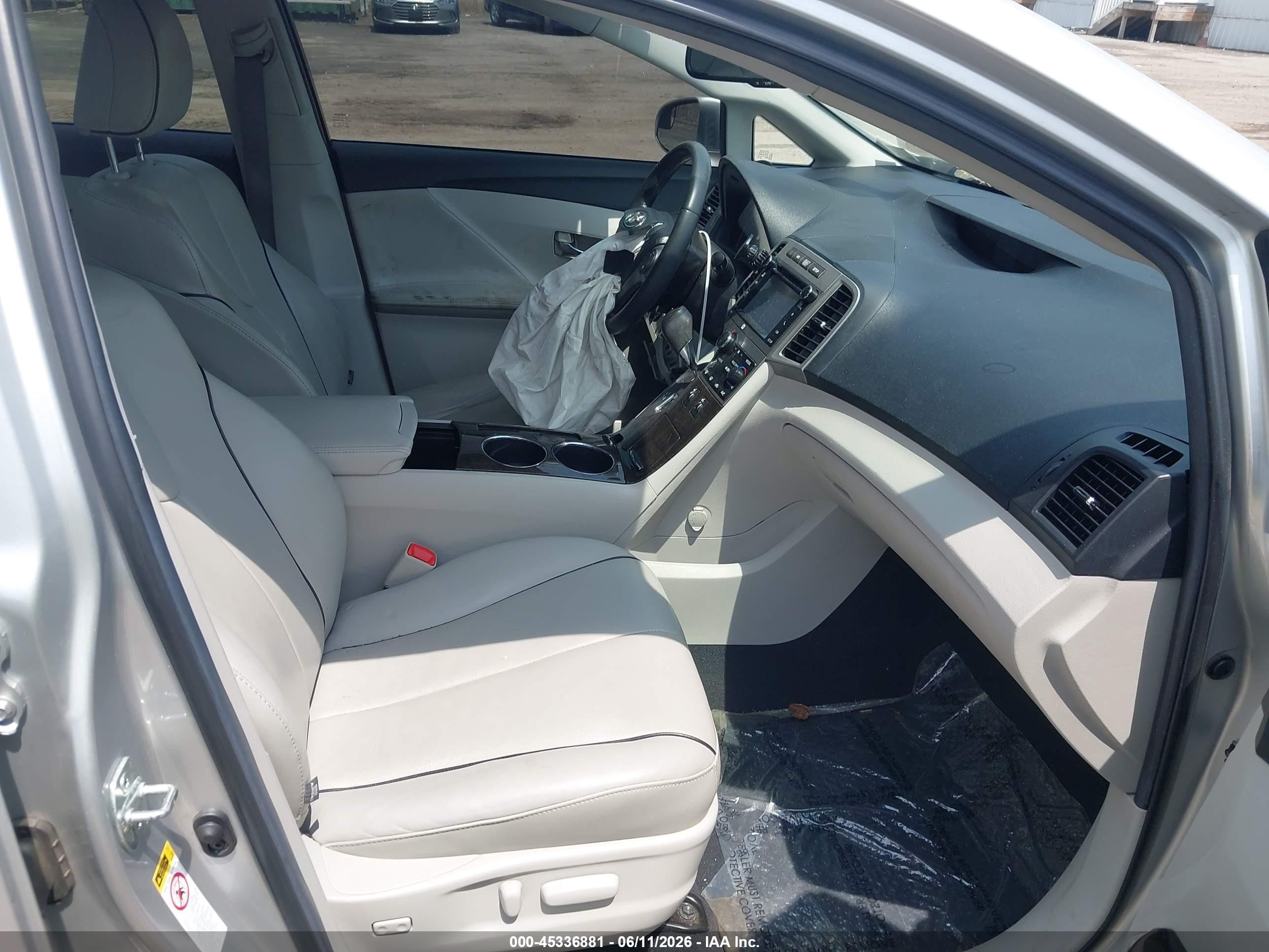 2013 Toyota Venza Xle V6 Silver vin: 4T3BK3BB0DU085183
