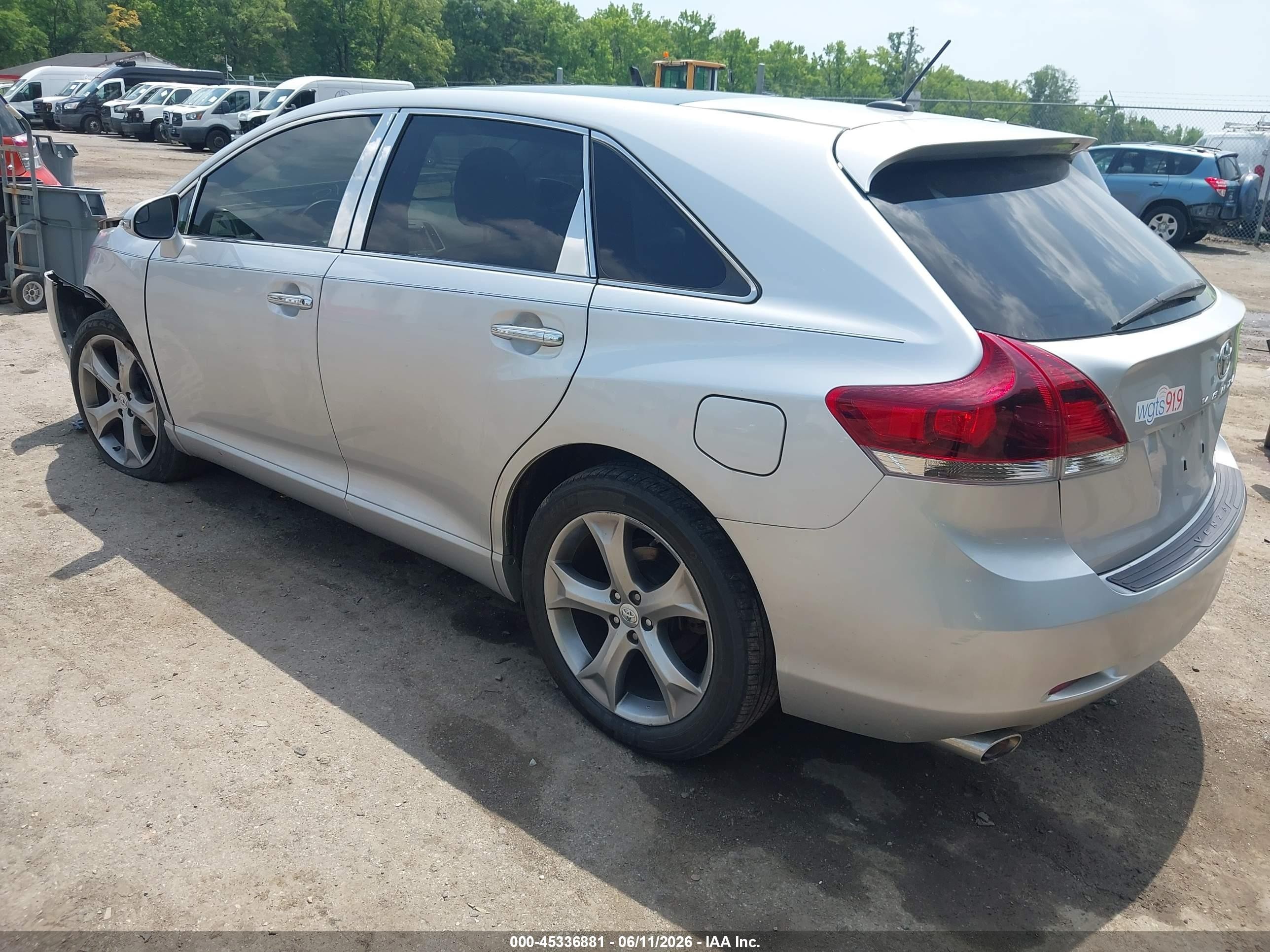2013 Toyota Venza Xle V6 Silver vin: 4T3BK3BB0DU085183