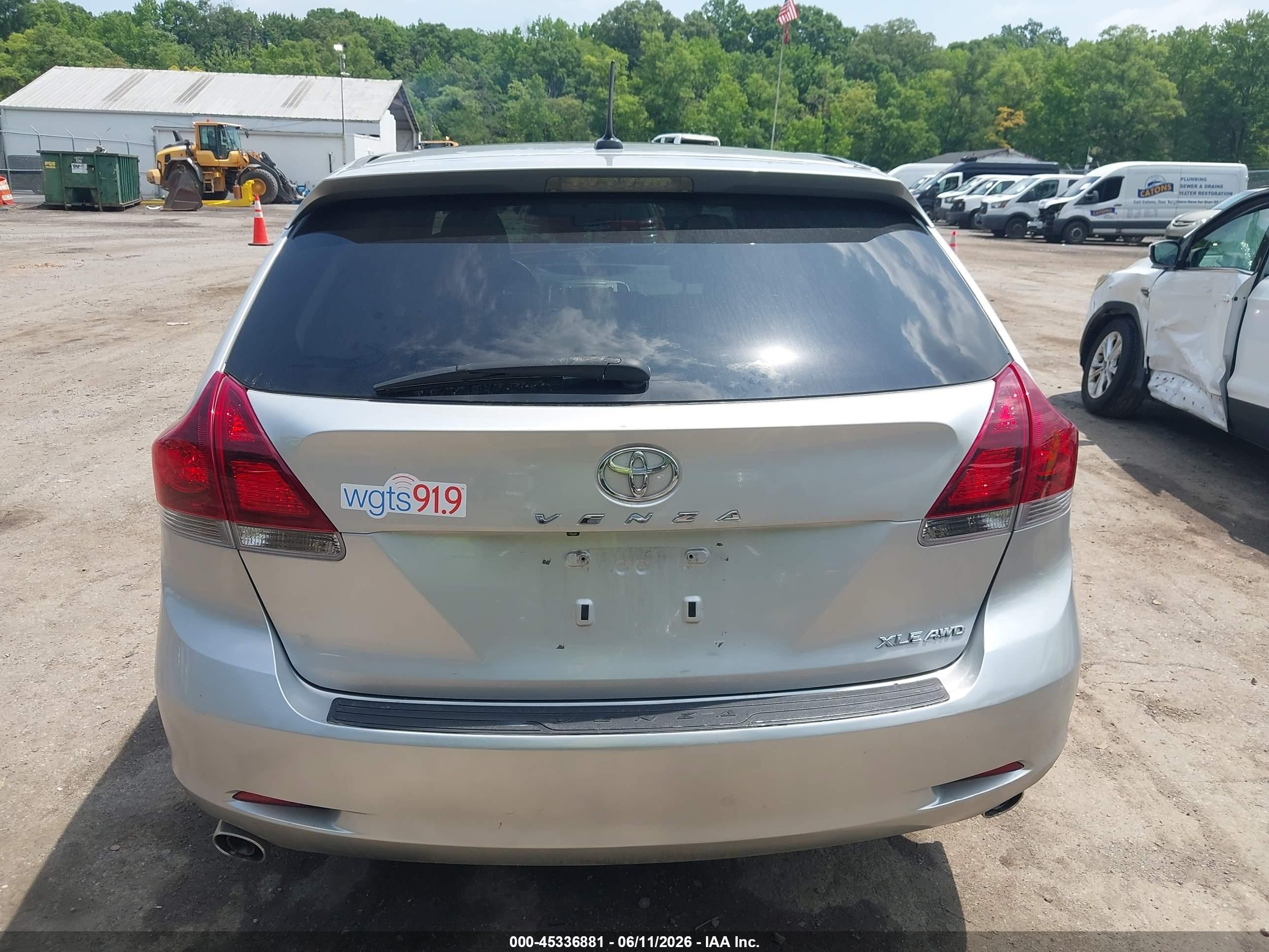 2013 Toyota Venza Xle V6 Silver vin: 4T3BK3BB0DU085183