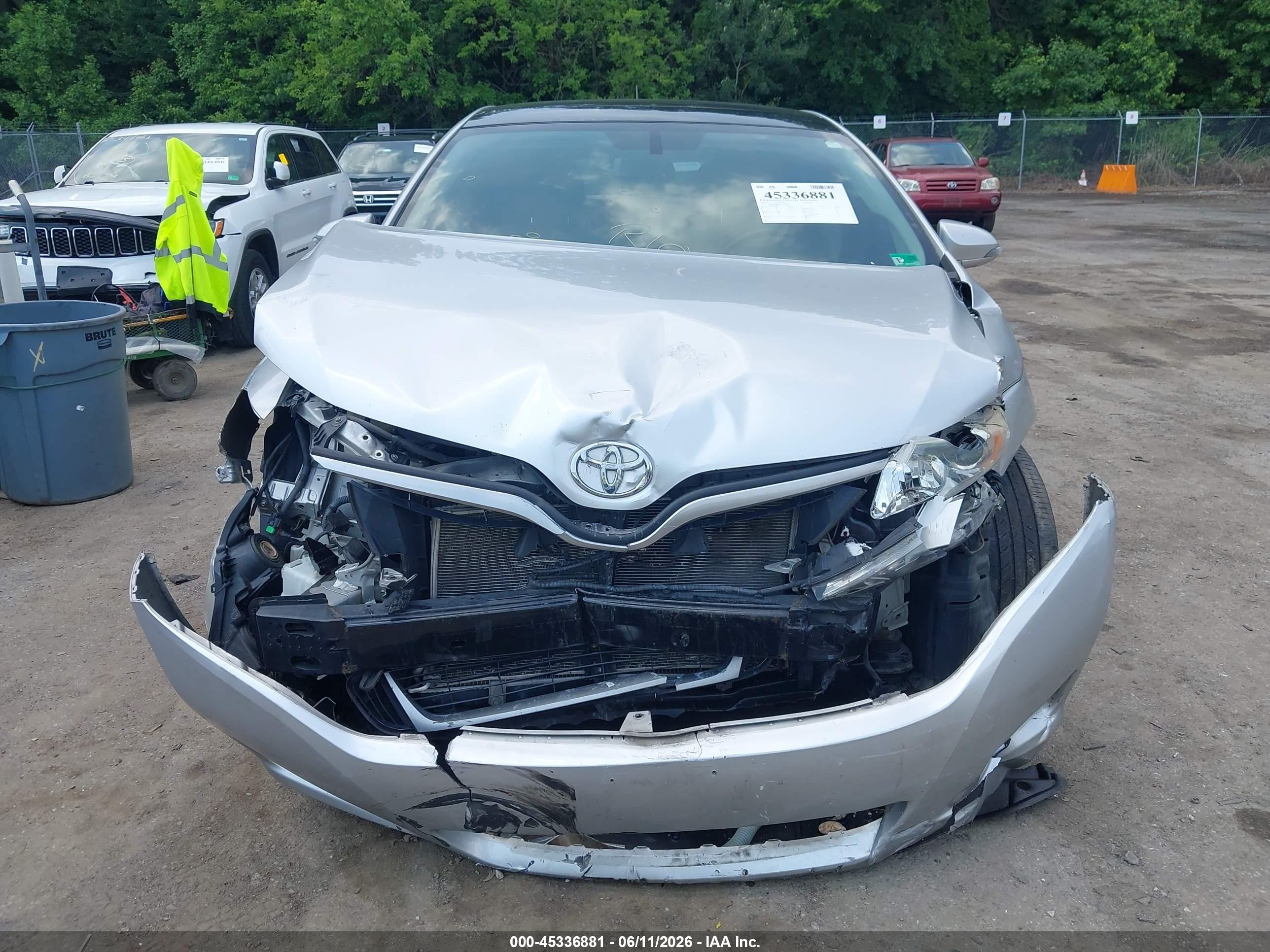 2013 Toyota Venza Xle V6 Silver vin: 4T3BK3BB0DU085183