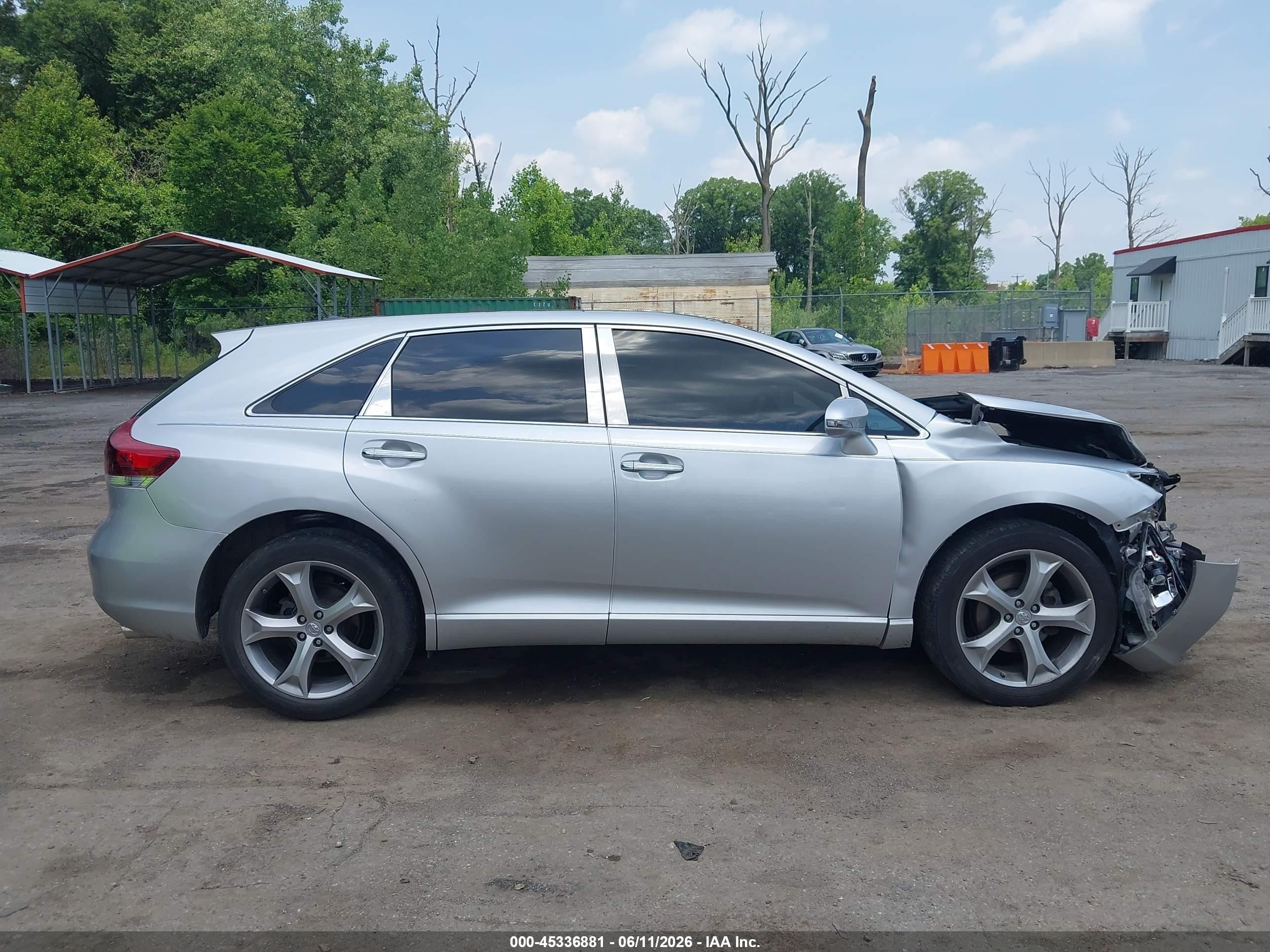 2013 Toyota Venza Xle V6 Silver vin: 4T3BK3BB0DU085183