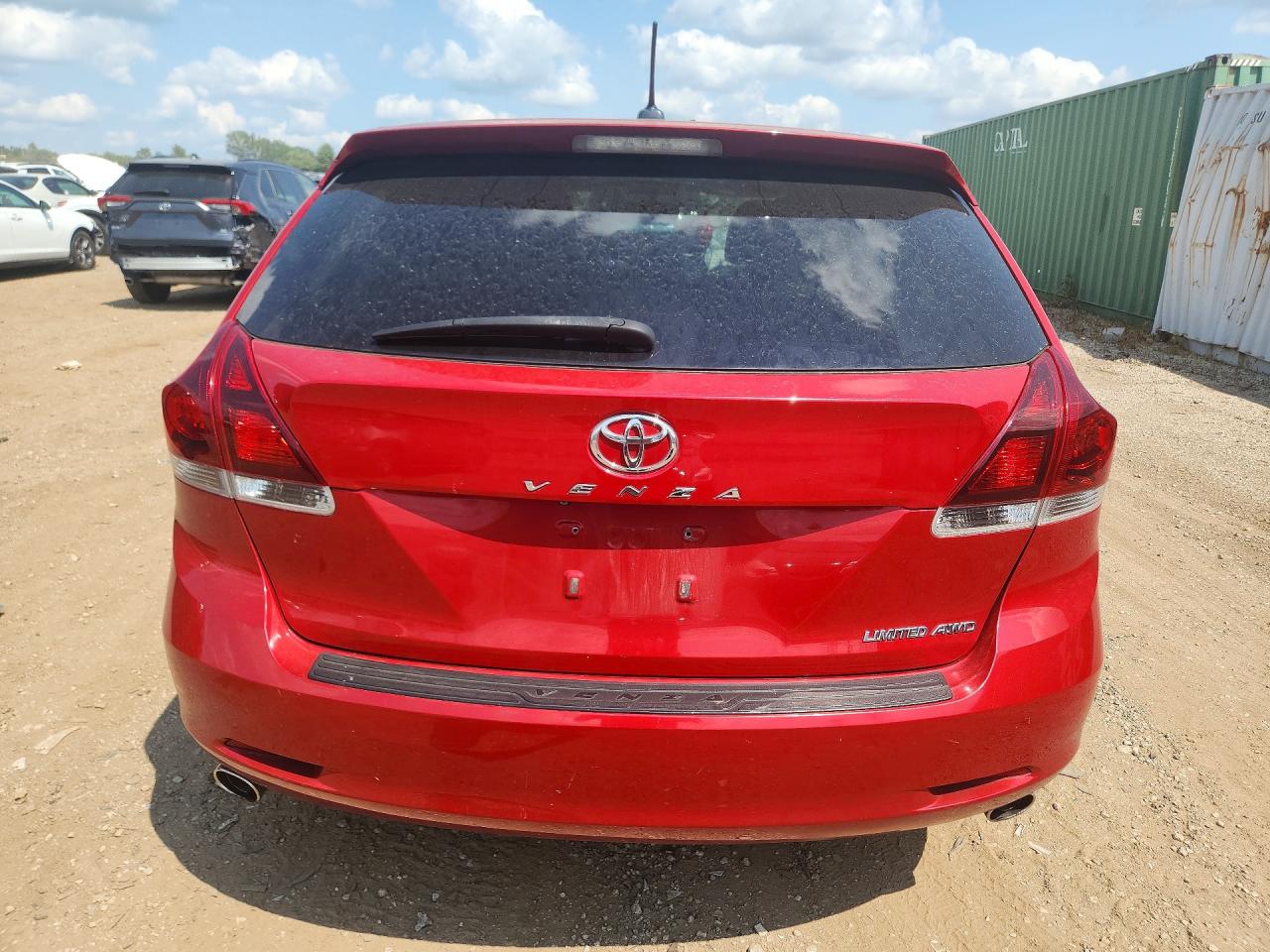 2013 Toyota Venza Limited Red vin: 4T3BK3BB0DU092067