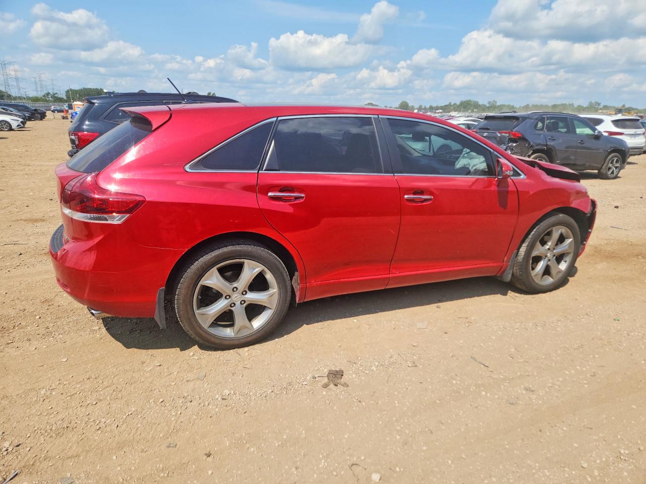 2013 Toyota Venza Limited Red vin: 4T3BK3BB0DU092067
