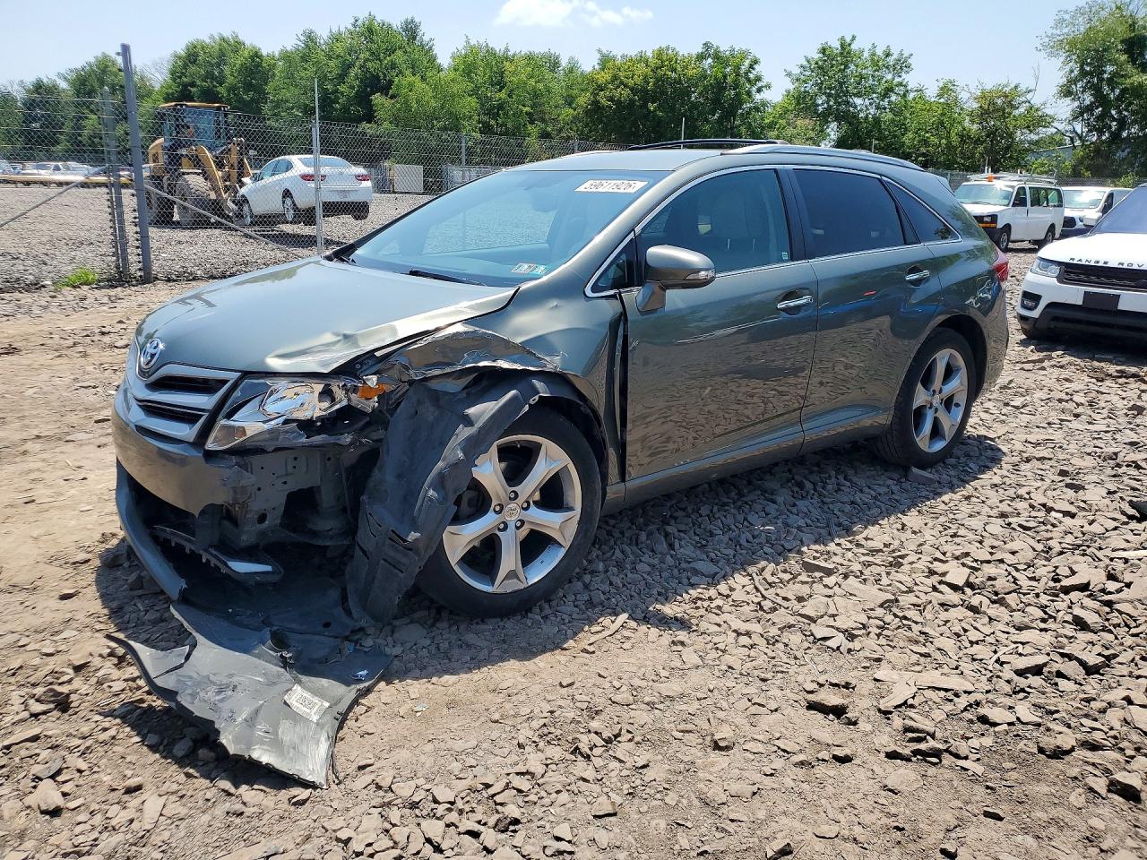 2014 Toyota Venza Xle Gray vin: 4T3BK3BB0EU097691