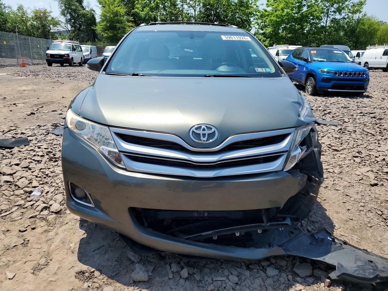 2014 Toyota Venza Xle Gray vin: 4T3BK3BB0EU097691