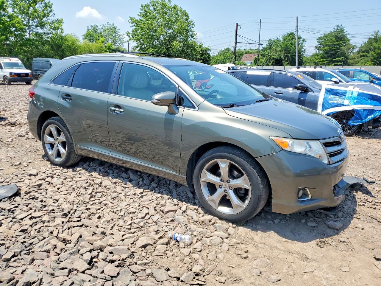 2014 Toyota Venza Xle Gray vin: 4T3BK3BB0EU097691