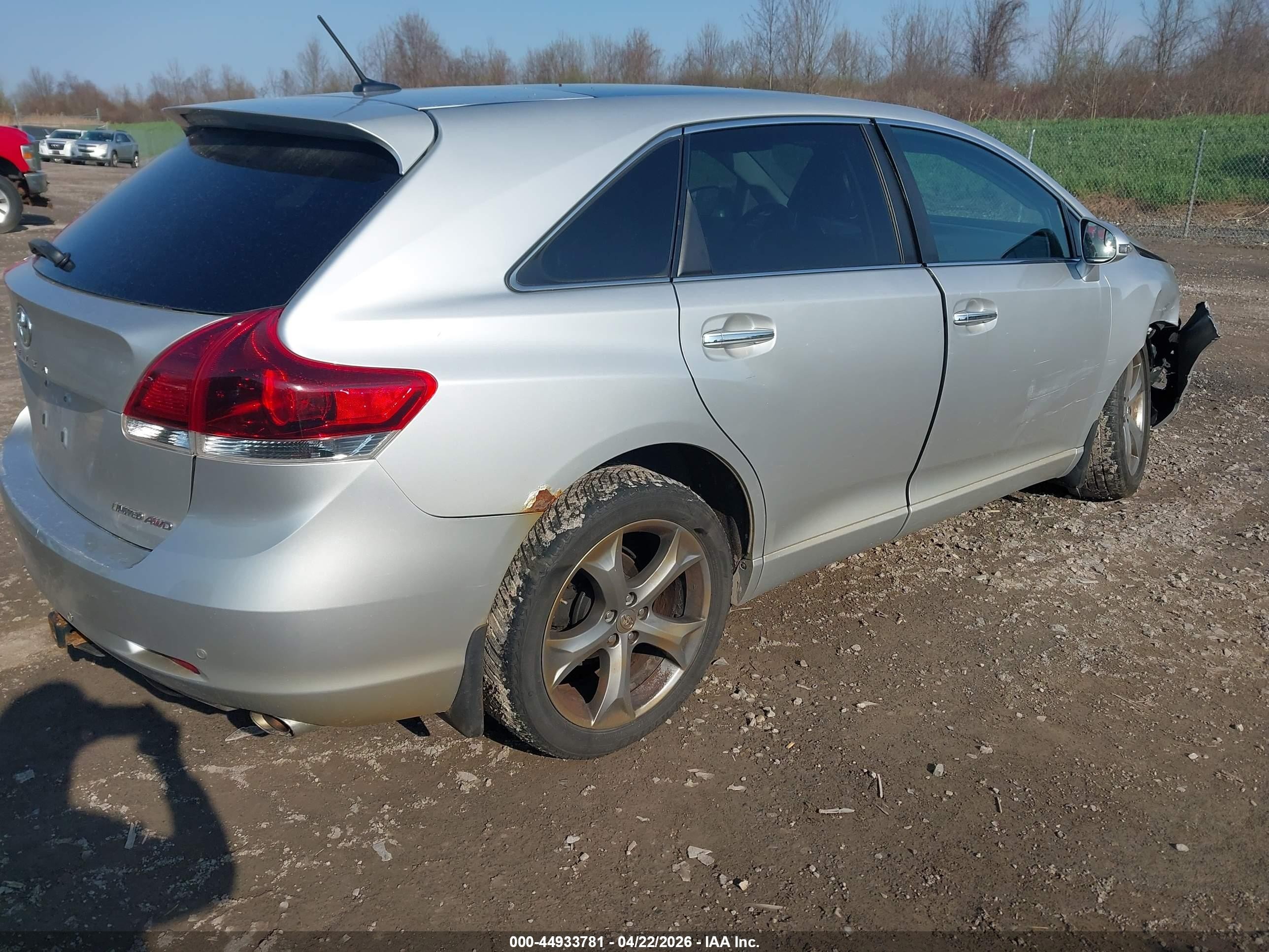 2014 Toyota Venza Limited V6 Silver vin: 4T3BK3BB0EU102811