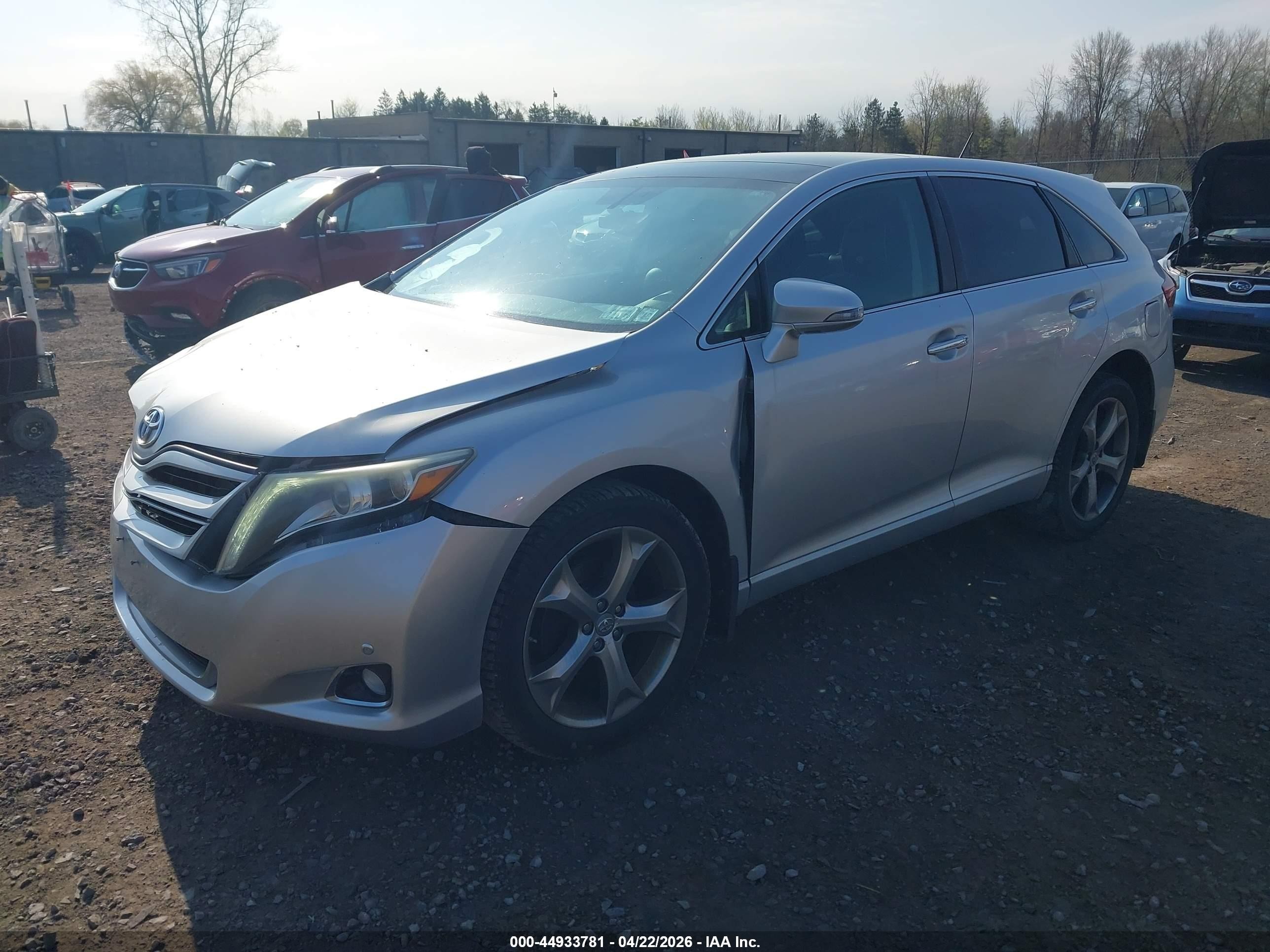 2014 Toyota Venza Limited V6 Silver vin: 4T3BK3BB0EU102811