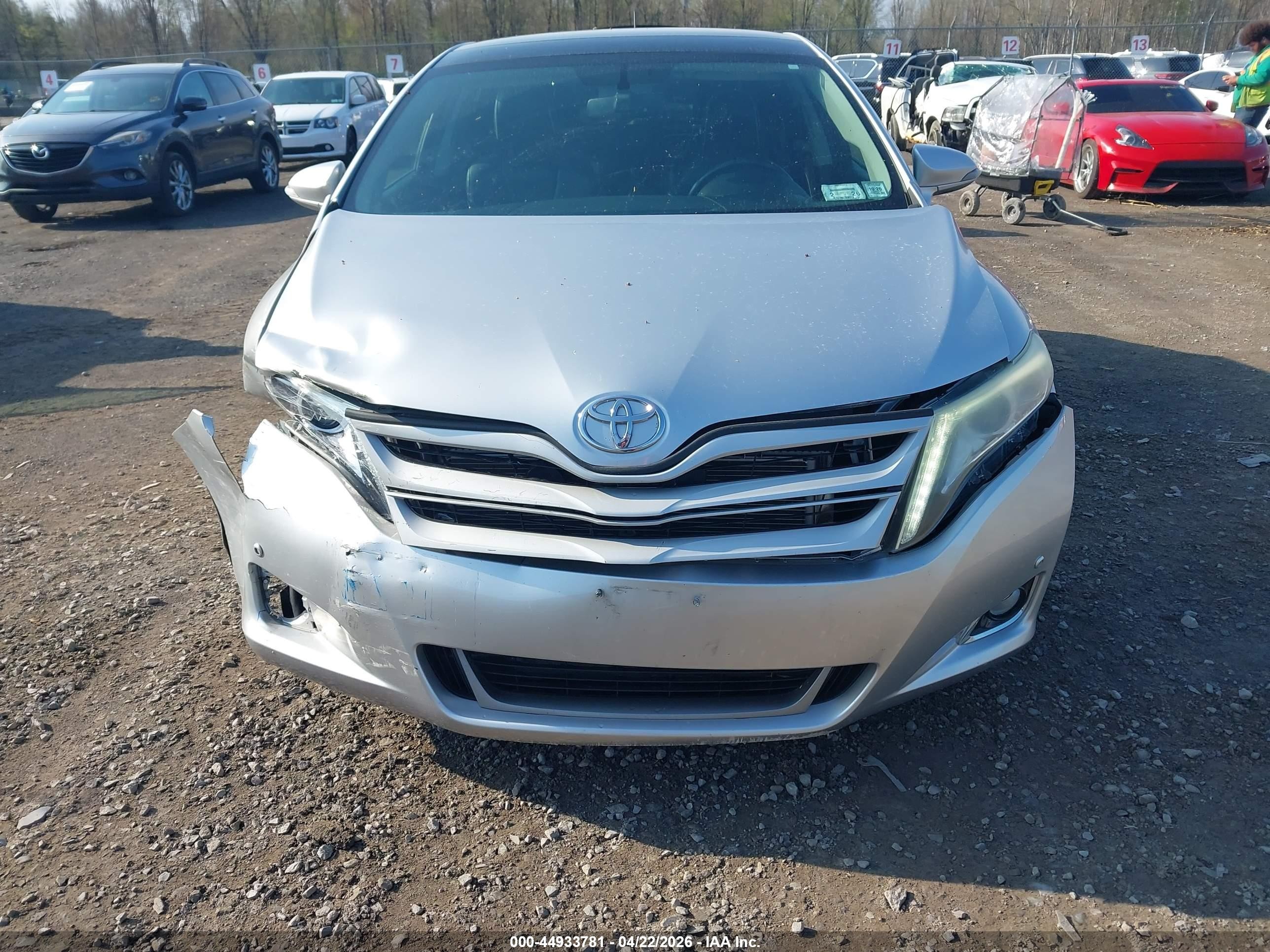 2014 Toyota Venza Limited V6 Silver vin: 4T3BK3BB0EU102811