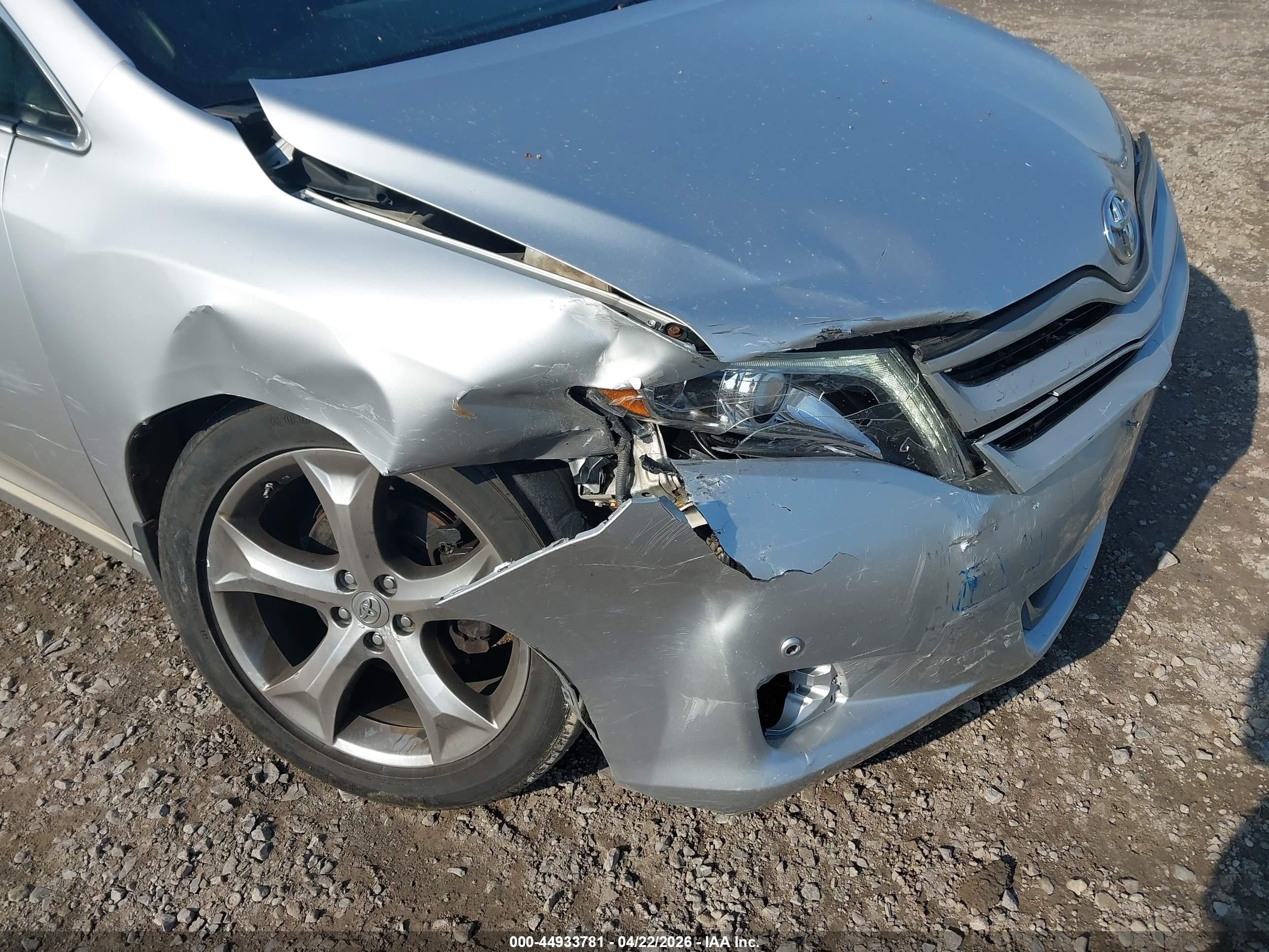 2014 Toyota Venza Limited V6 Silver vin: 4T3BK3BB0EU102811