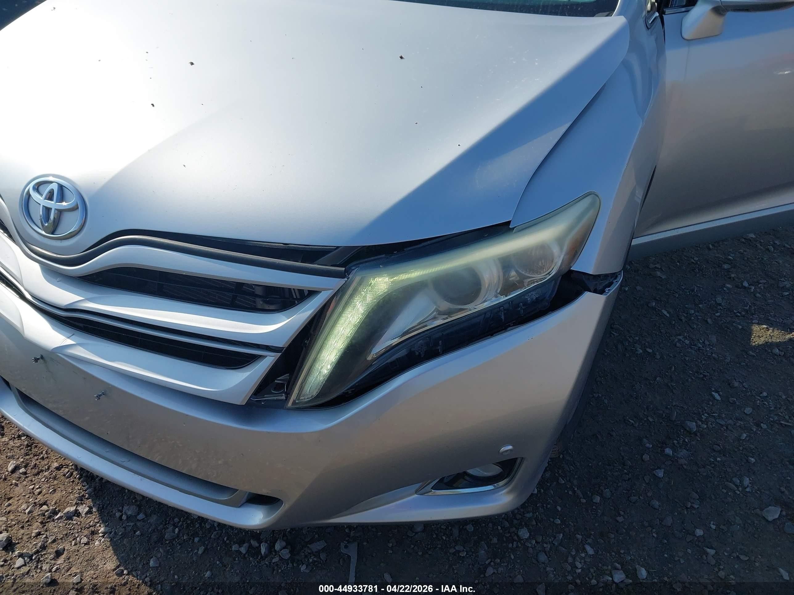 2014 Toyota Venza Limited V6 Silver vin: 4T3BK3BB0EU102811