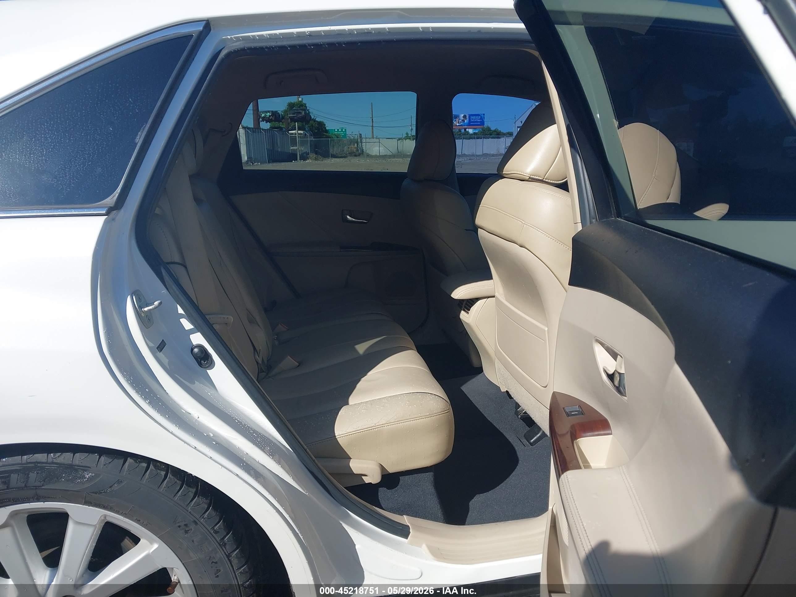 2014 Toyota Venza Xle V6 White vin: 4T3BK3BB0EU107927