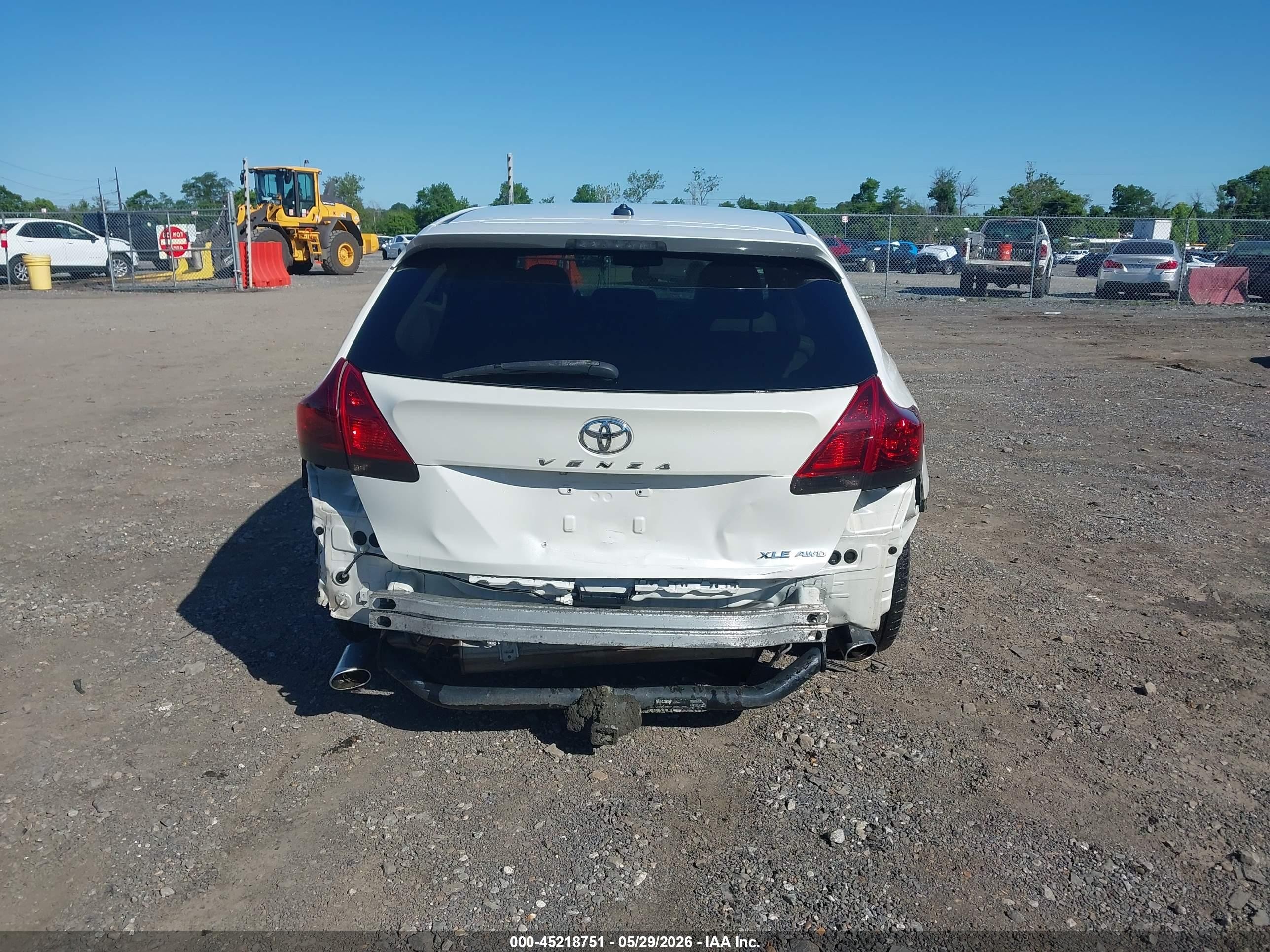 2014 Toyota Venza Xle V6 White vin: 4T3BK3BB0EU107927