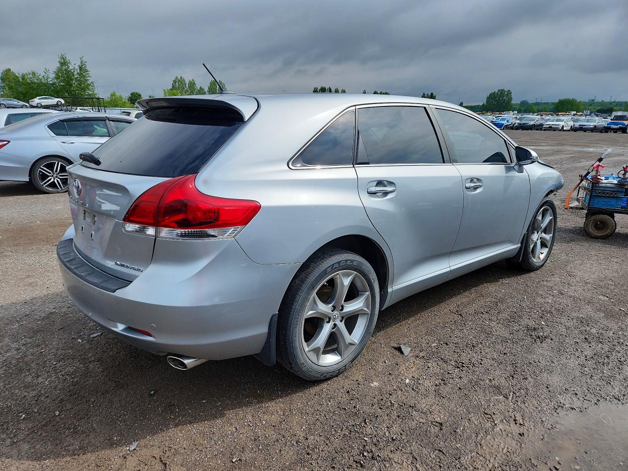 2014 Toyota Venza Le Silver vin: 4T3BK3BB0EU907319