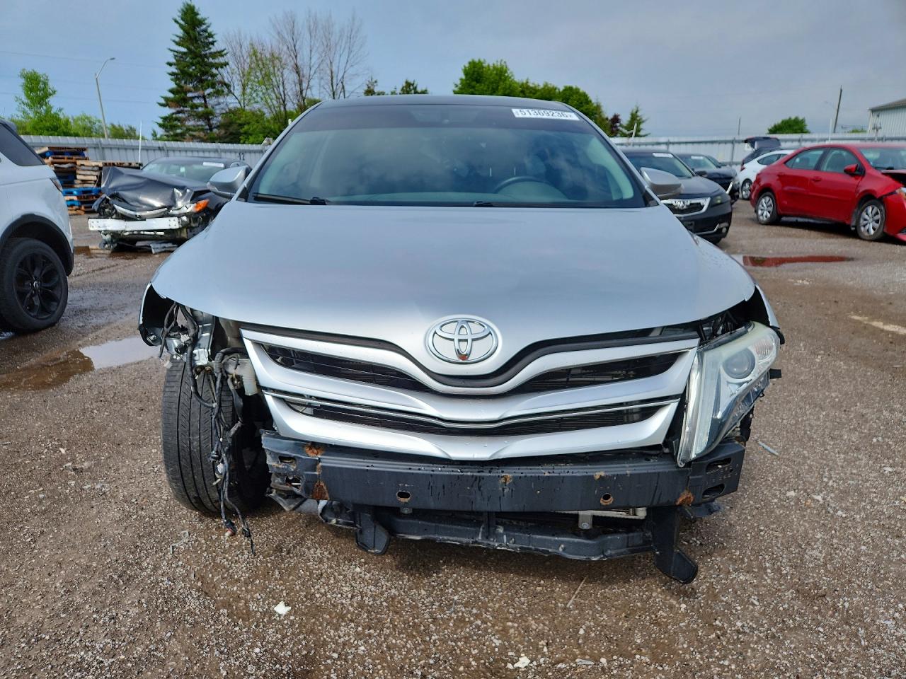 2014 Toyota Venza Le Silver vin: 4T3BK3BB0EU907319
