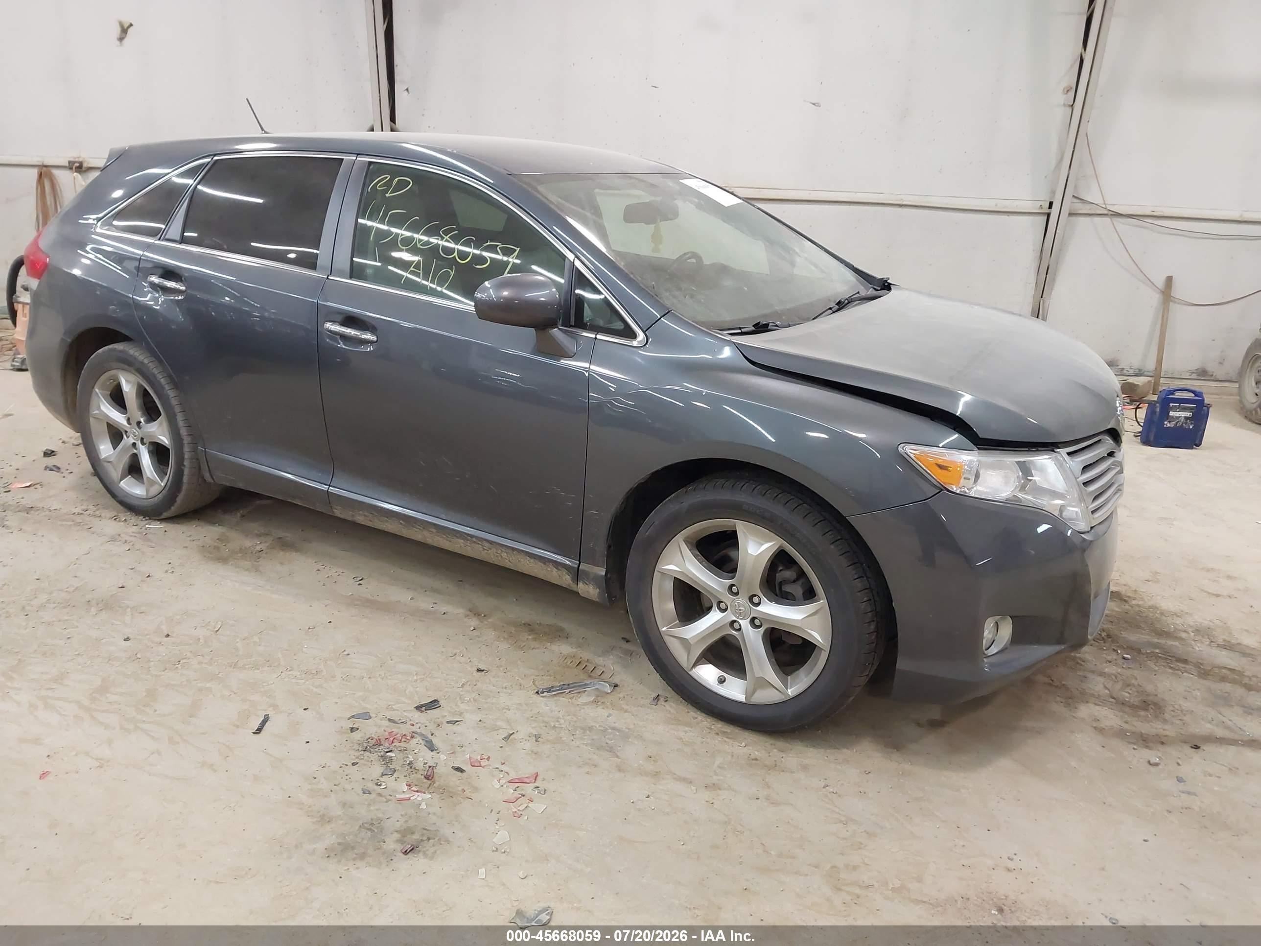 2010 Toyota Venza Base V6 Gray vin: 4T3BK3BB1AU028048
