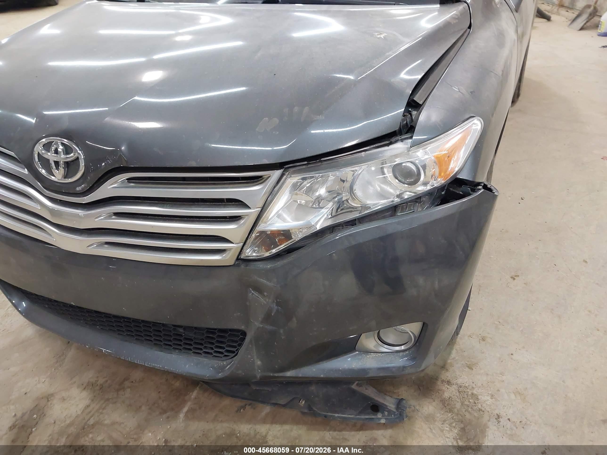 2010 Toyota Venza Base V6 Gray vin: 4T3BK3BB1AU028048