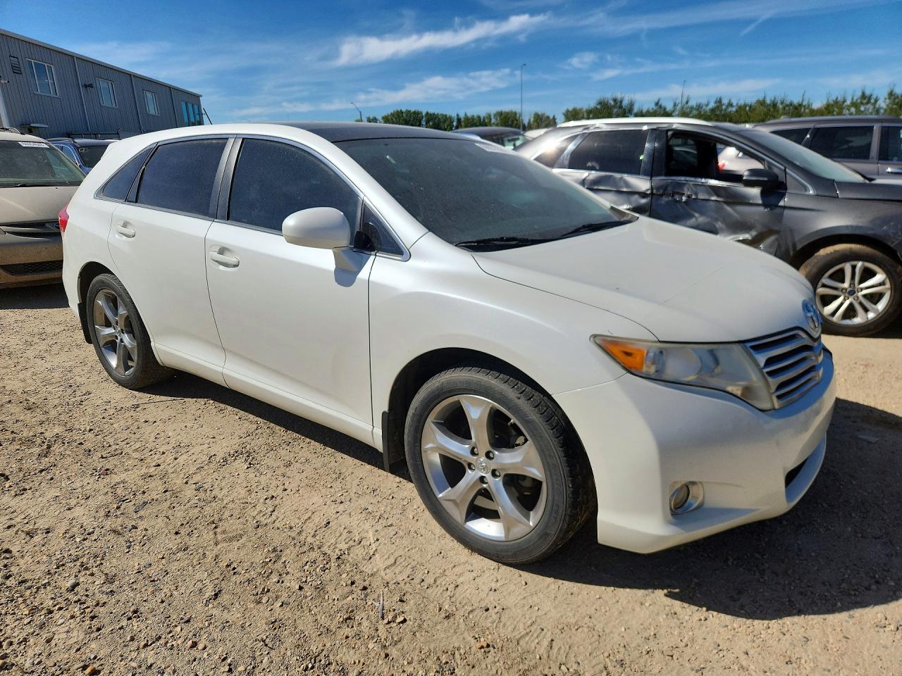 2010 Toyota Venza Awd V6 White vin: 4T3BK3BB1AU034206