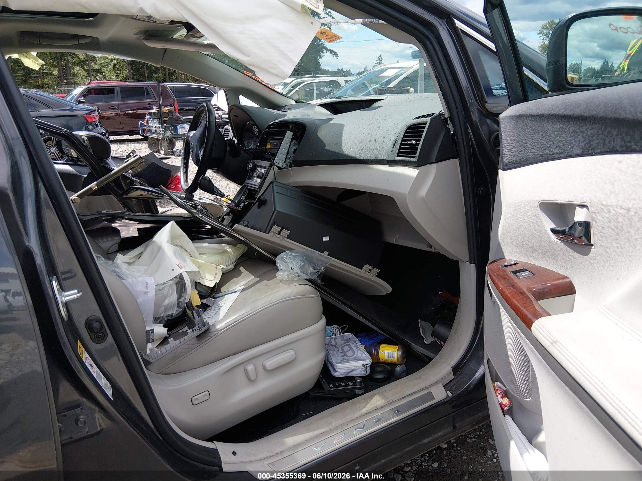 2010 Toyota Venza Base V6 Gray vin: 4T3BK3BB1AU044024