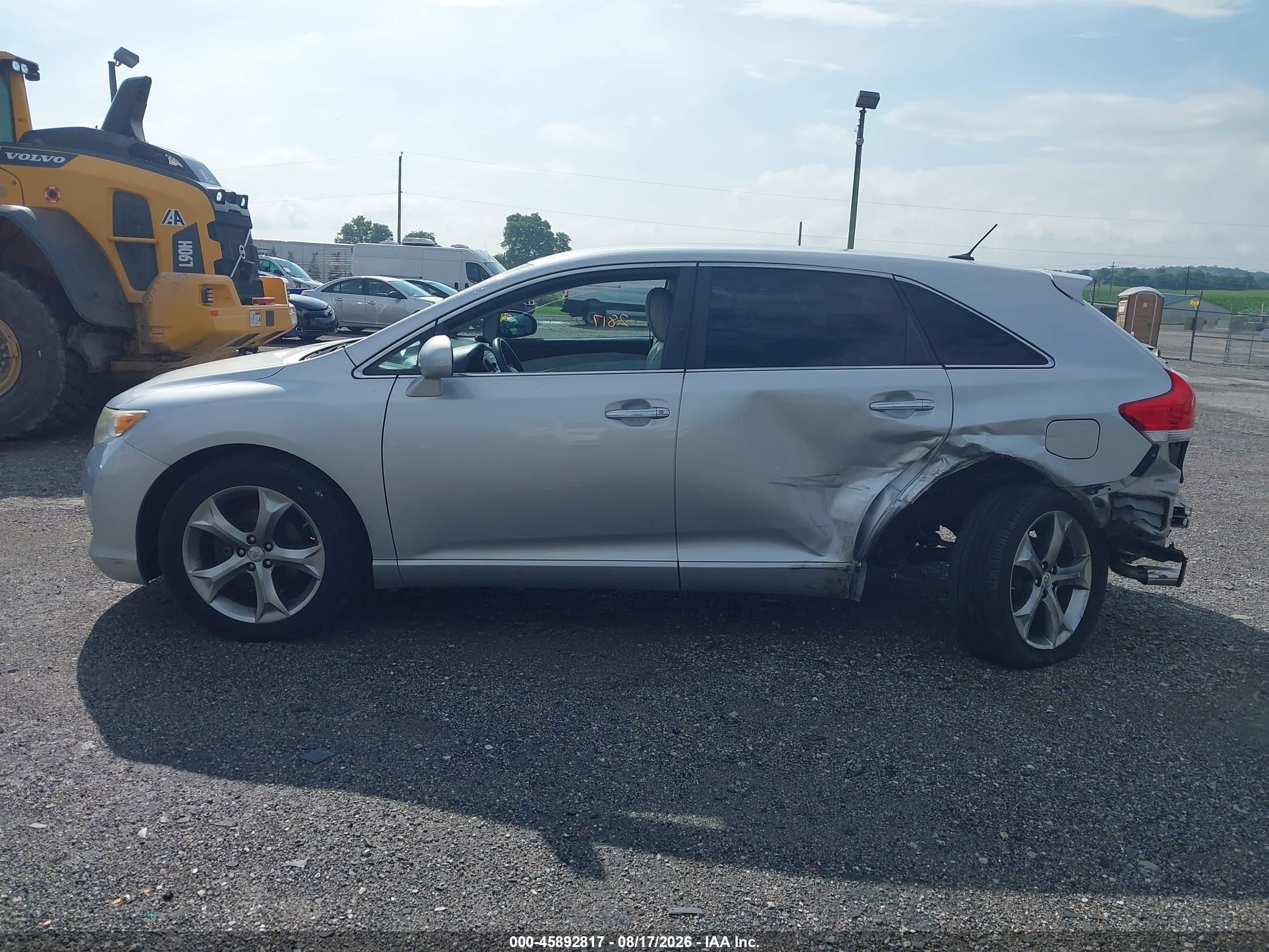 2011 Toyota Venza Base V6 Silver vin: 4T3BK3BB1BU055011