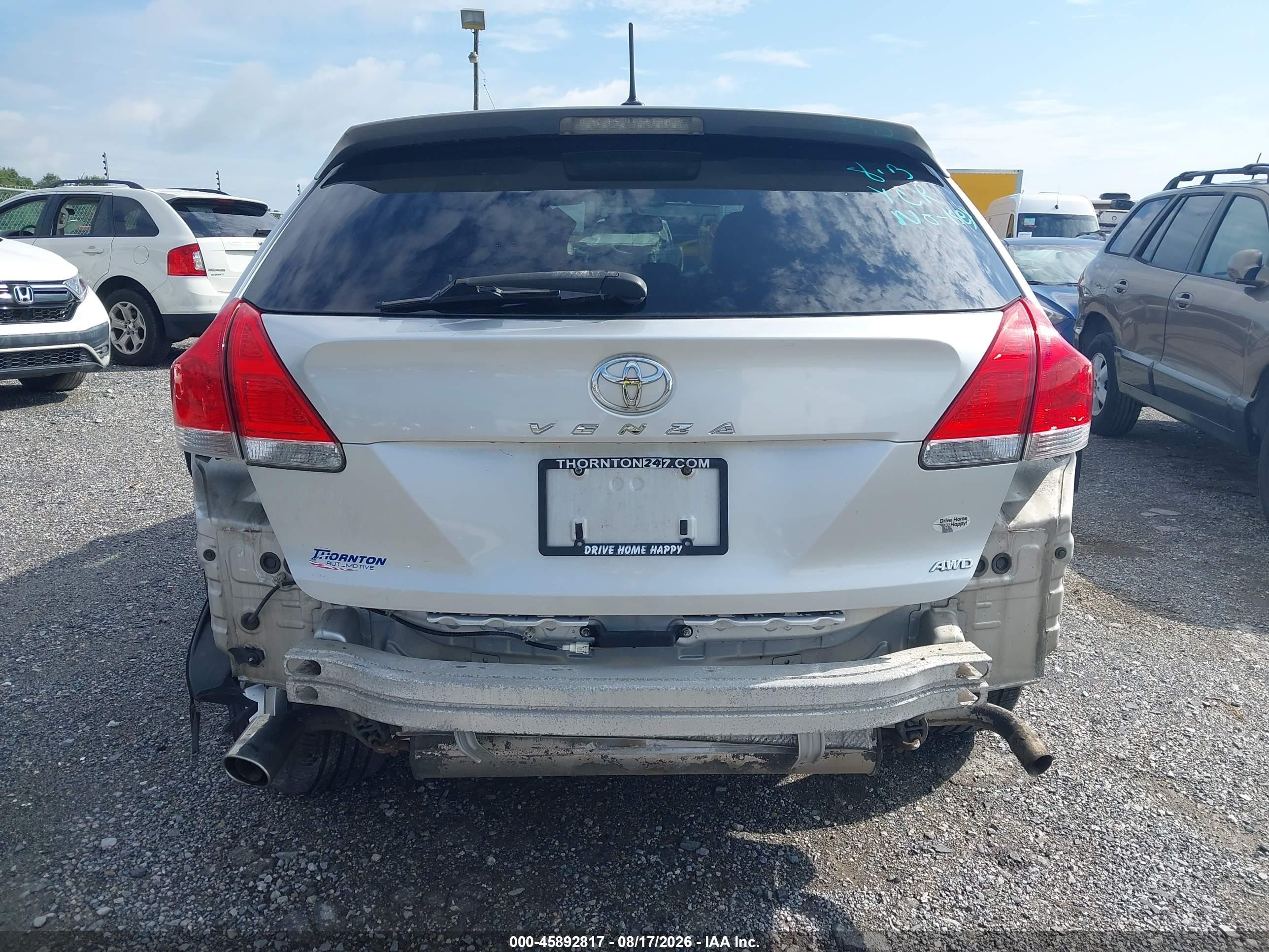 2011 Toyota Venza Base V6 Silver vin: 4T3BK3BB1BU055011