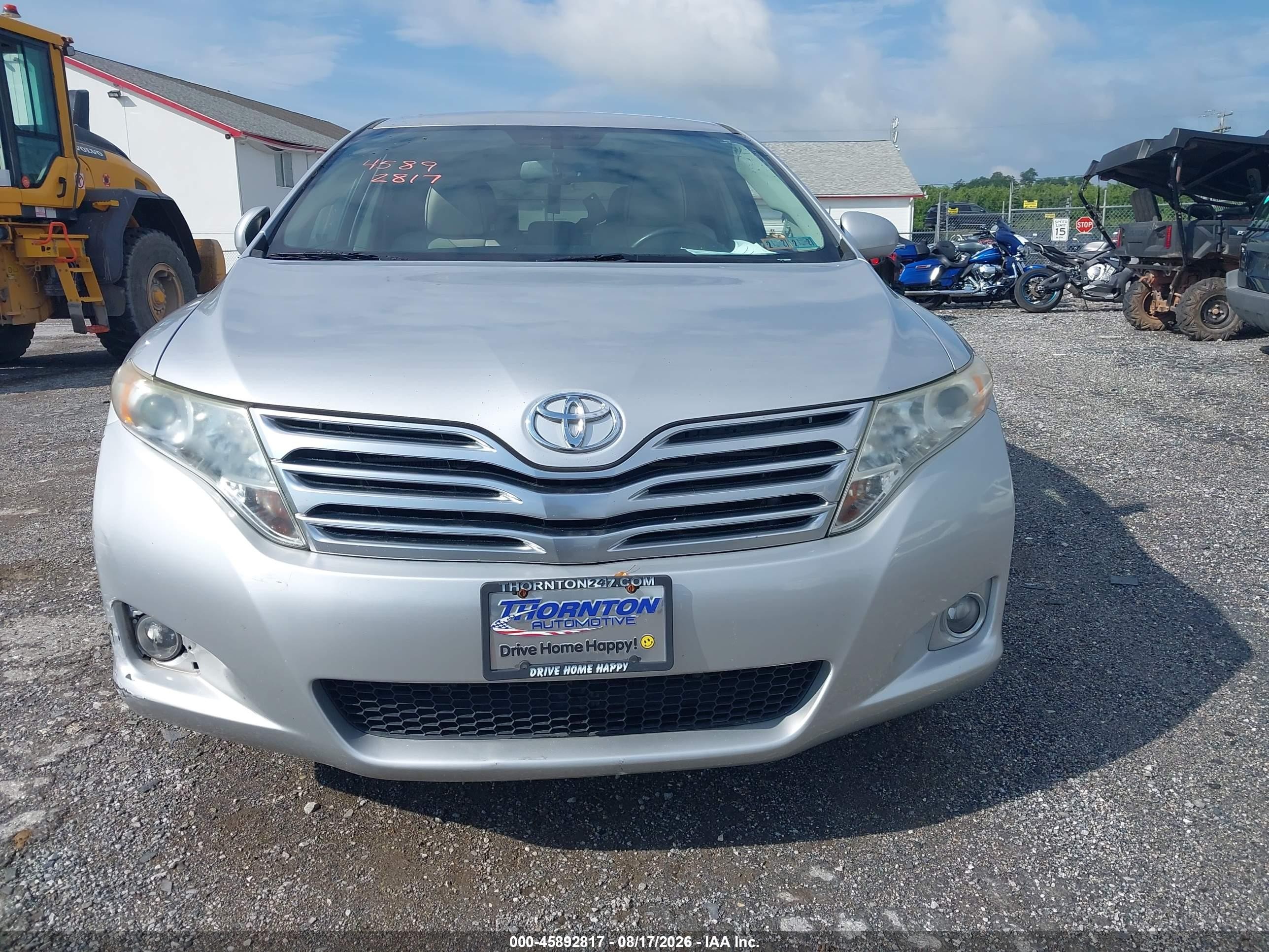 2011 Toyota Venza Base V6 Silver vin: 4T3BK3BB1BU055011
