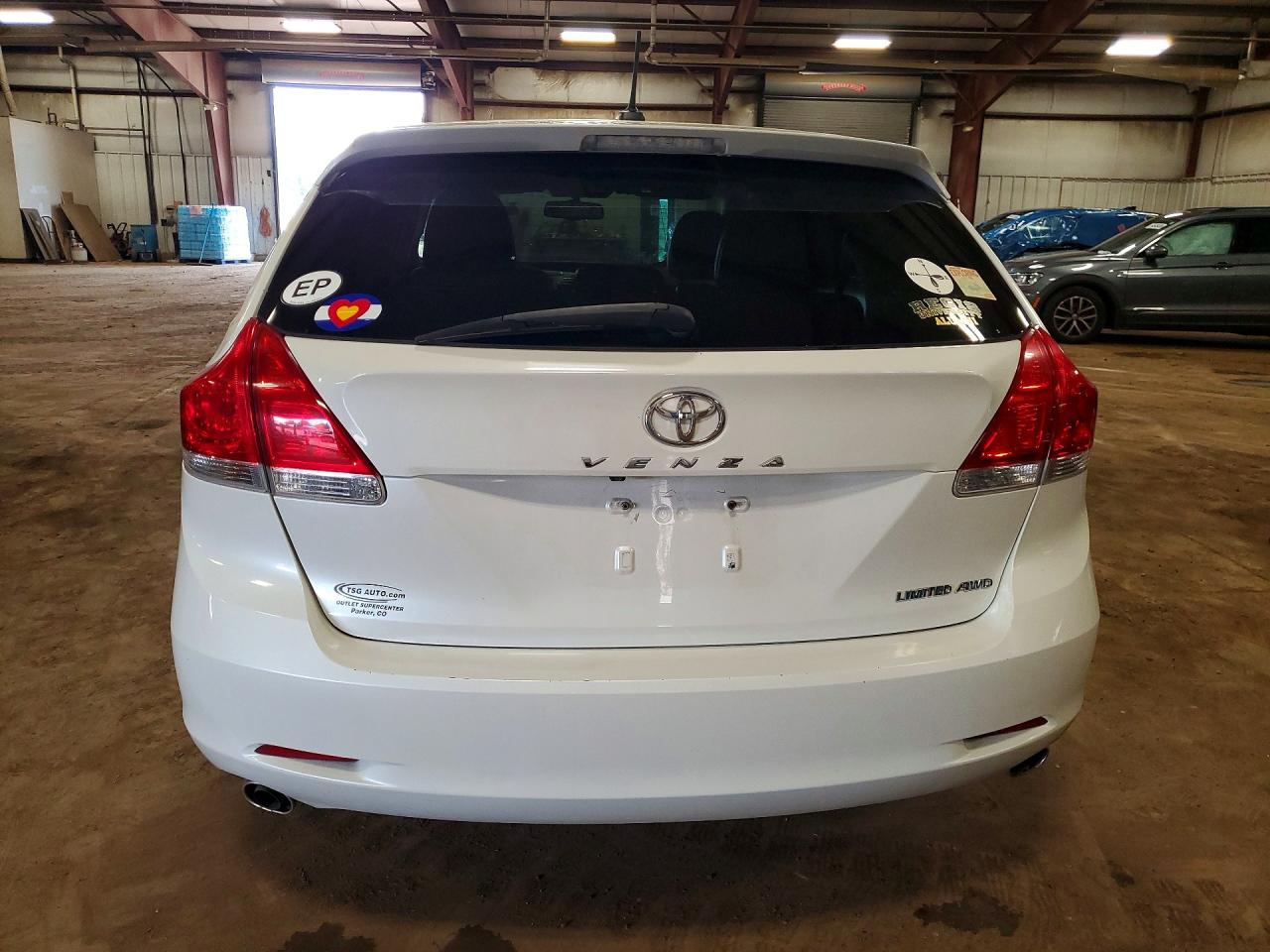 2012 Toyota Venza Limited White vin: 4T3BK3BB1CU065393