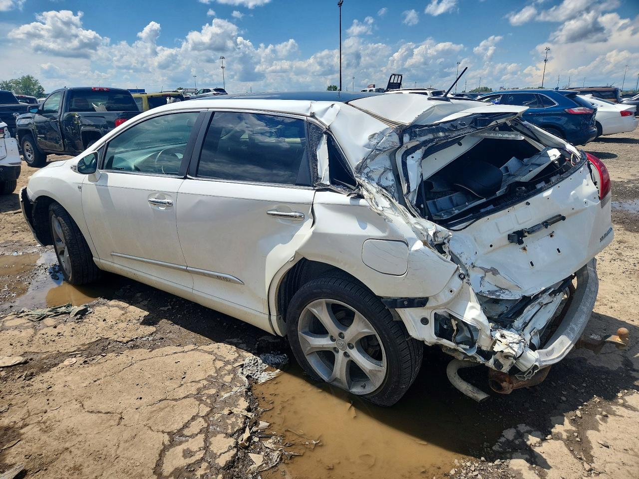 2013 Toyota Venza Xle White vin: 4T3BK3BB1DU088447
