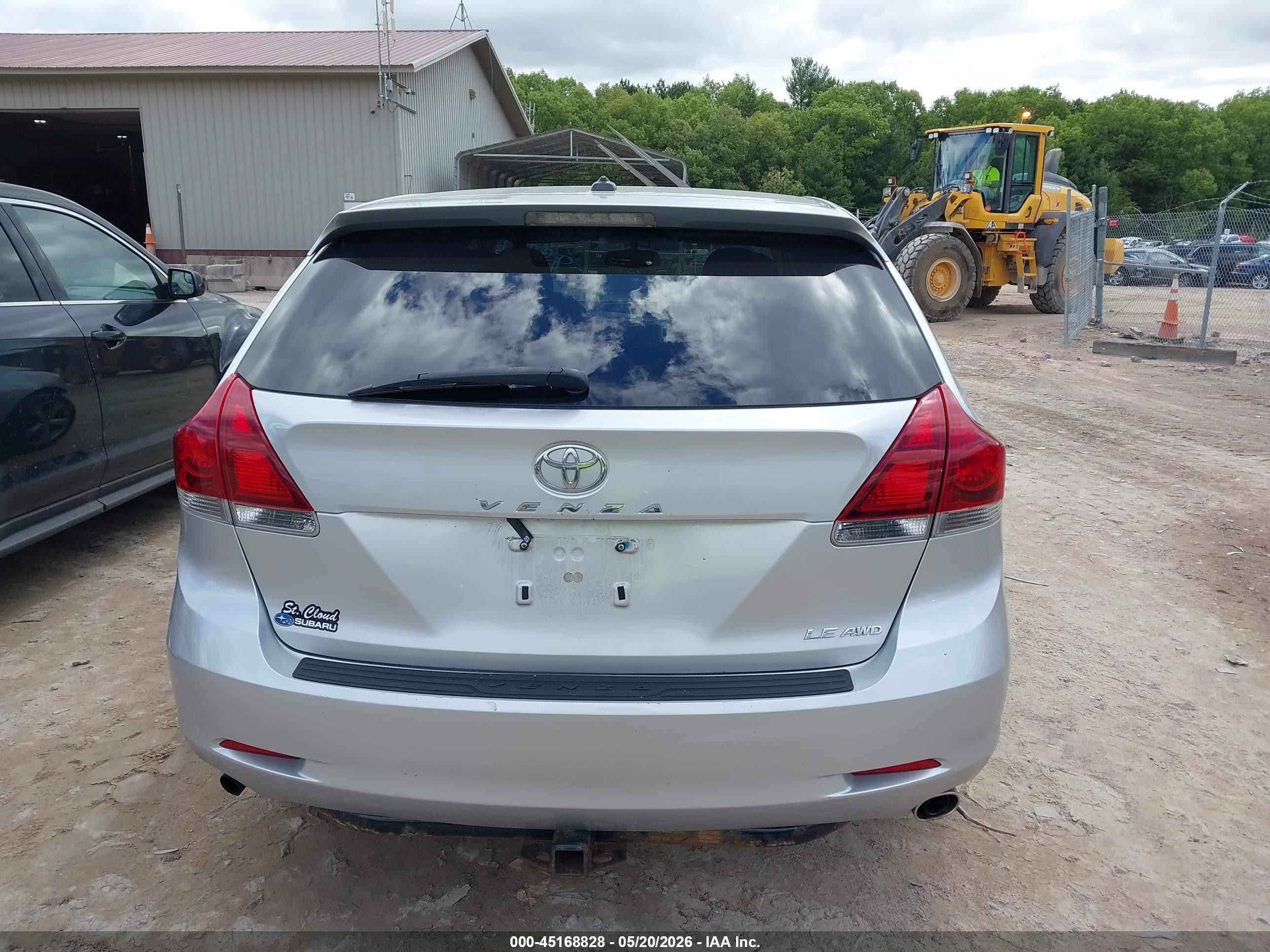 2013 Toyota Venza Le V6 Silver vin: 4T3BK3BB1DU088562
