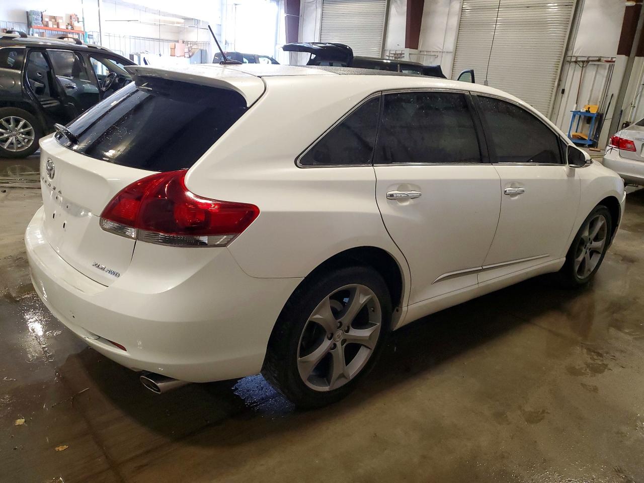 2013 Toyota Venza Xle White vin: 4T3BK3BB1DU093289