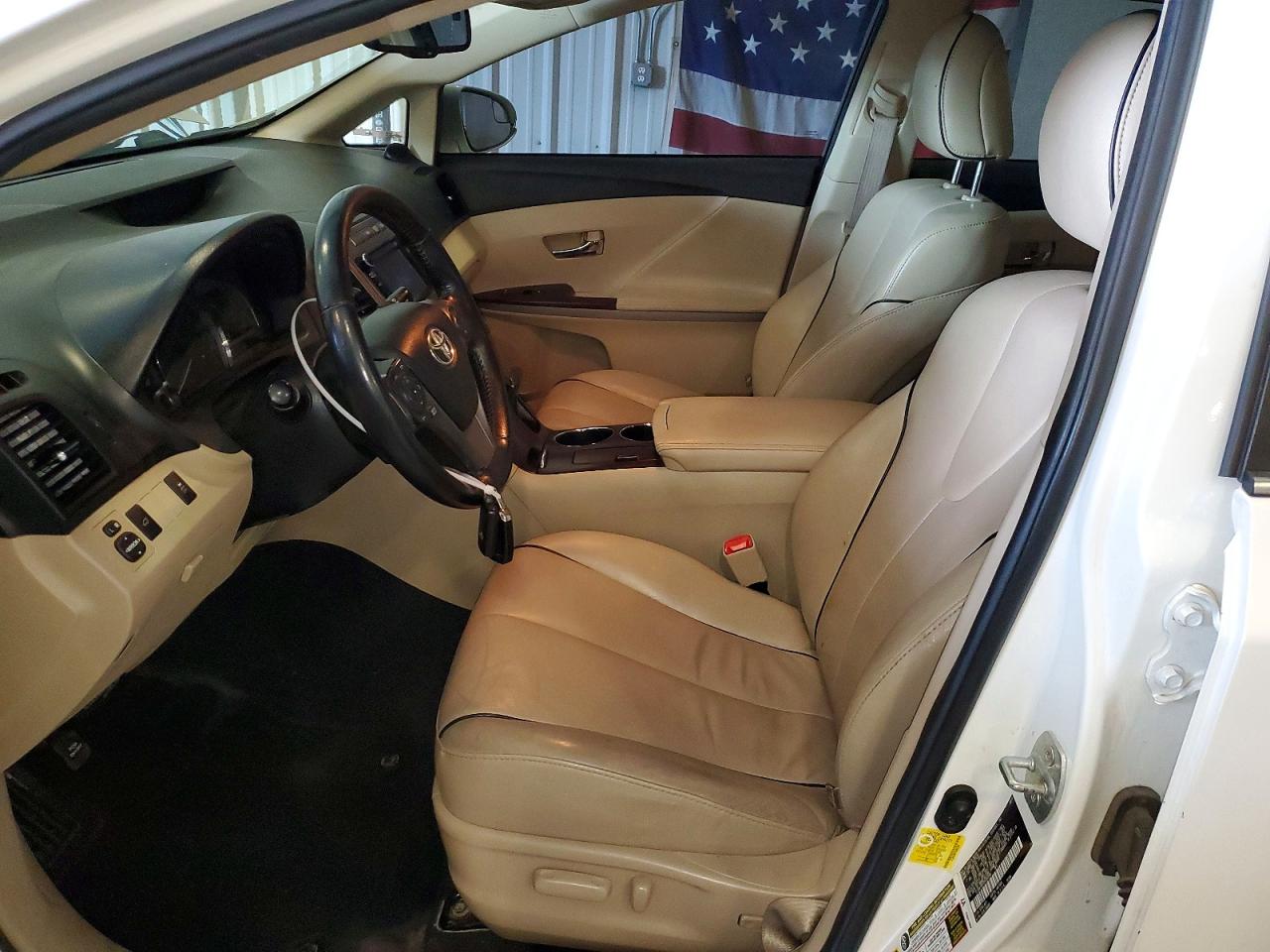 2013 Toyota Venza Xle White vin: 4T3BK3BB1DU093289