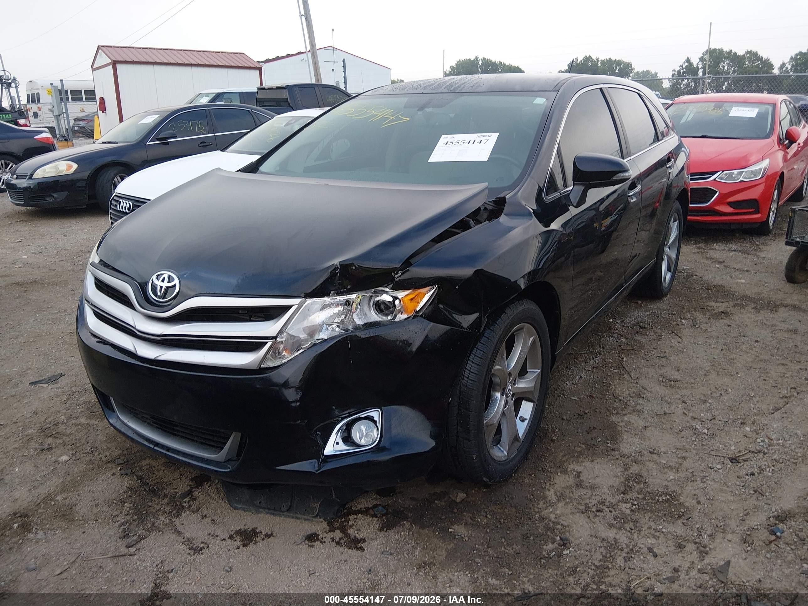 2014 Toyota Venza Xle V6 Черный vin: 4T3BK3BB1EU101781