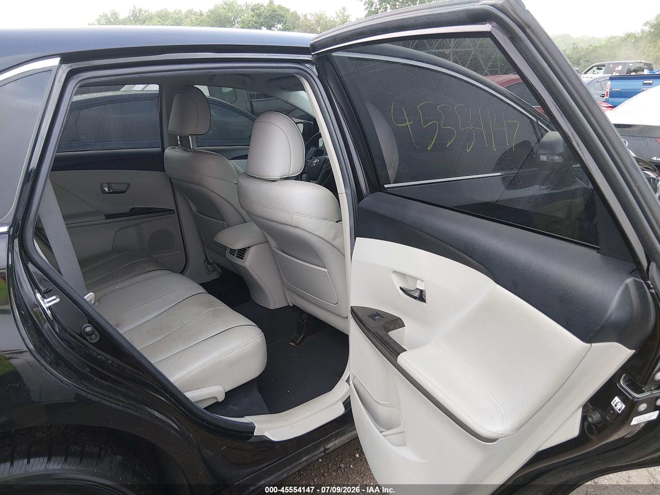 2014 Toyota Venza Xle V6 Черный vin: 4T3BK3BB1EU101781