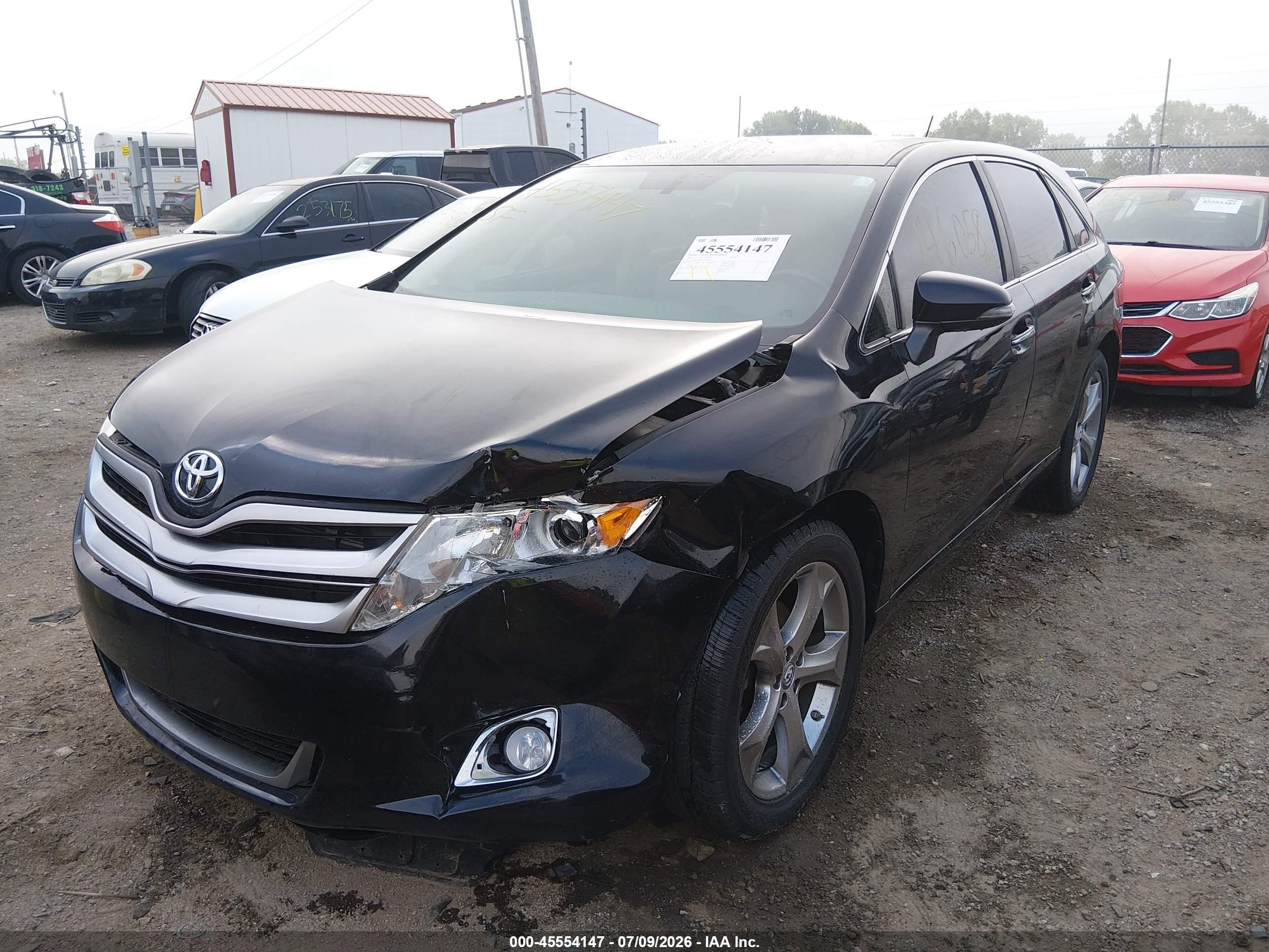 2014 Toyota Venza Xle V6 Черный vin: 4T3BK3BB1EU101781