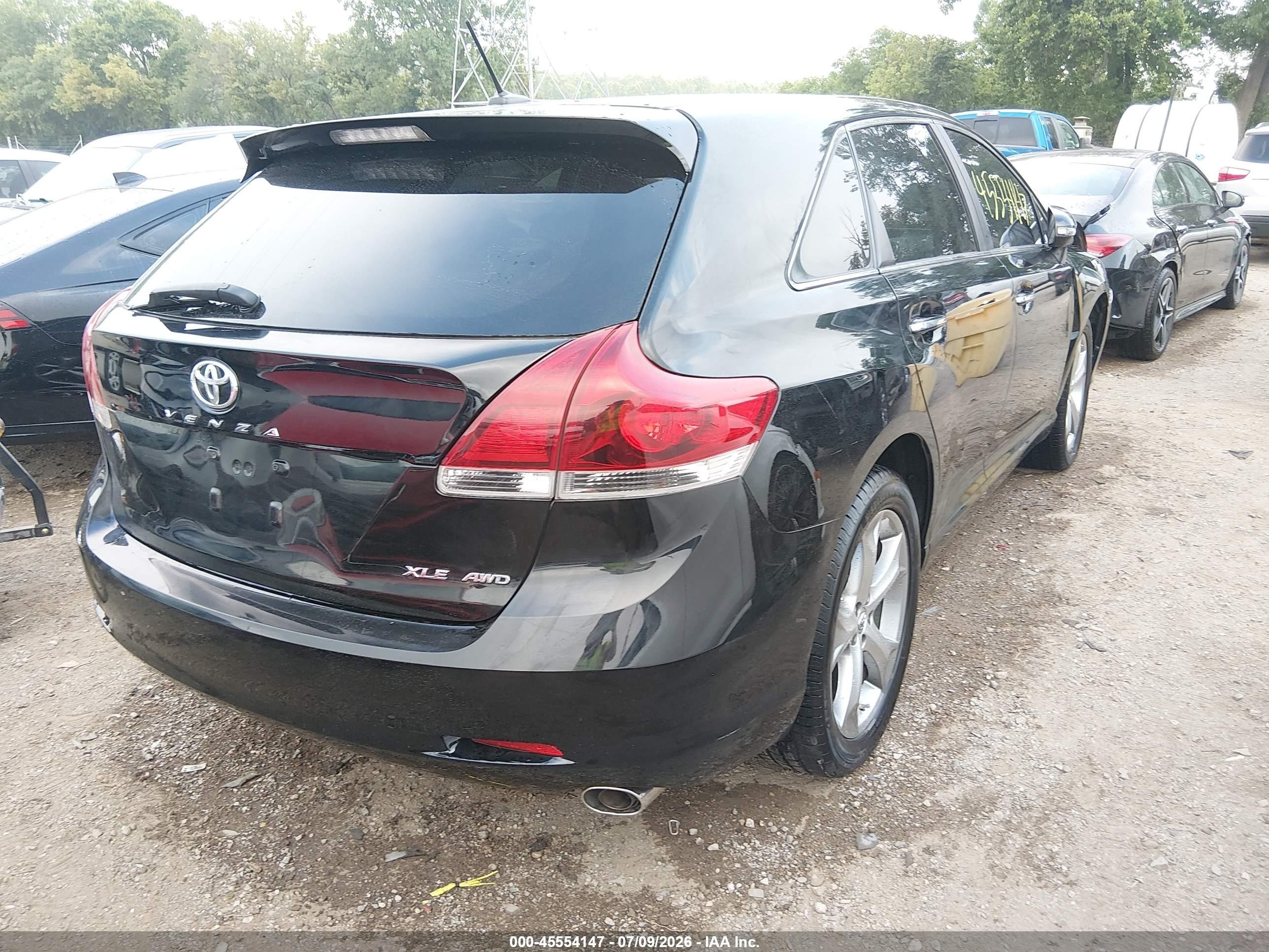 2014 Toyota Venza Xle V6 Черный vin: 4T3BK3BB1EU101781