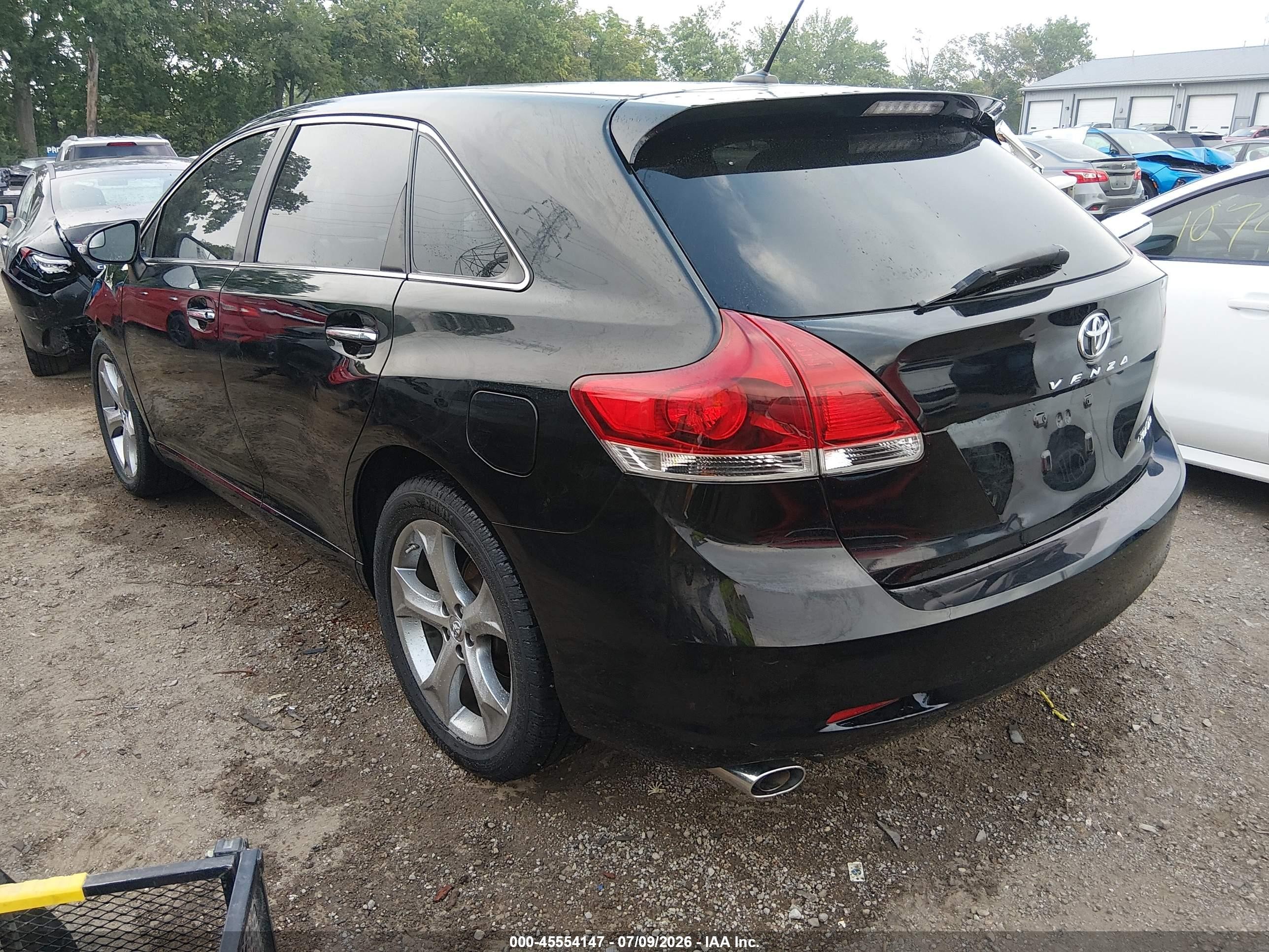 2014 Toyota Venza Xle V6 Черный vin: 4T3BK3BB1EU101781