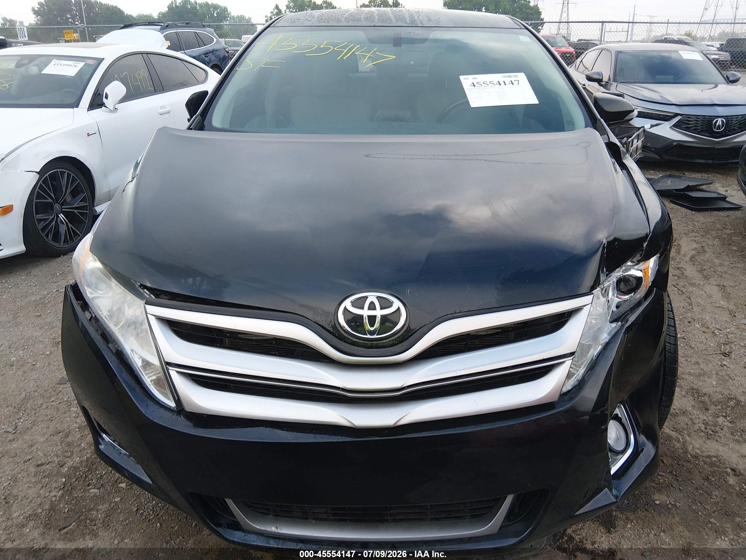 2014 Toyota Venza Xle V6 Черный vin: 4T3BK3BB1EU101781