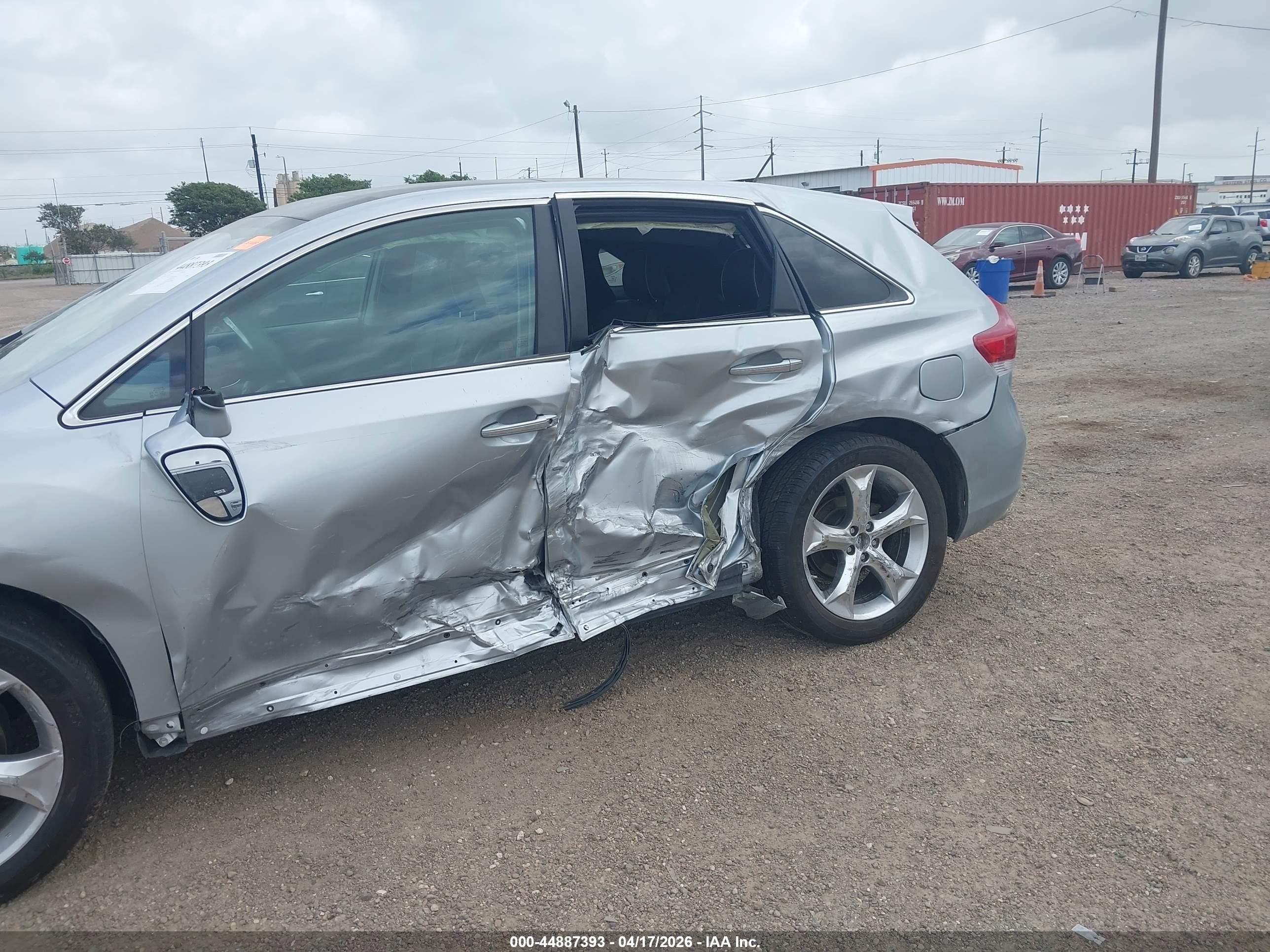 2015 Toyota Venza Xle V6 Silver vin: 4T3BK3BB1FU109817
