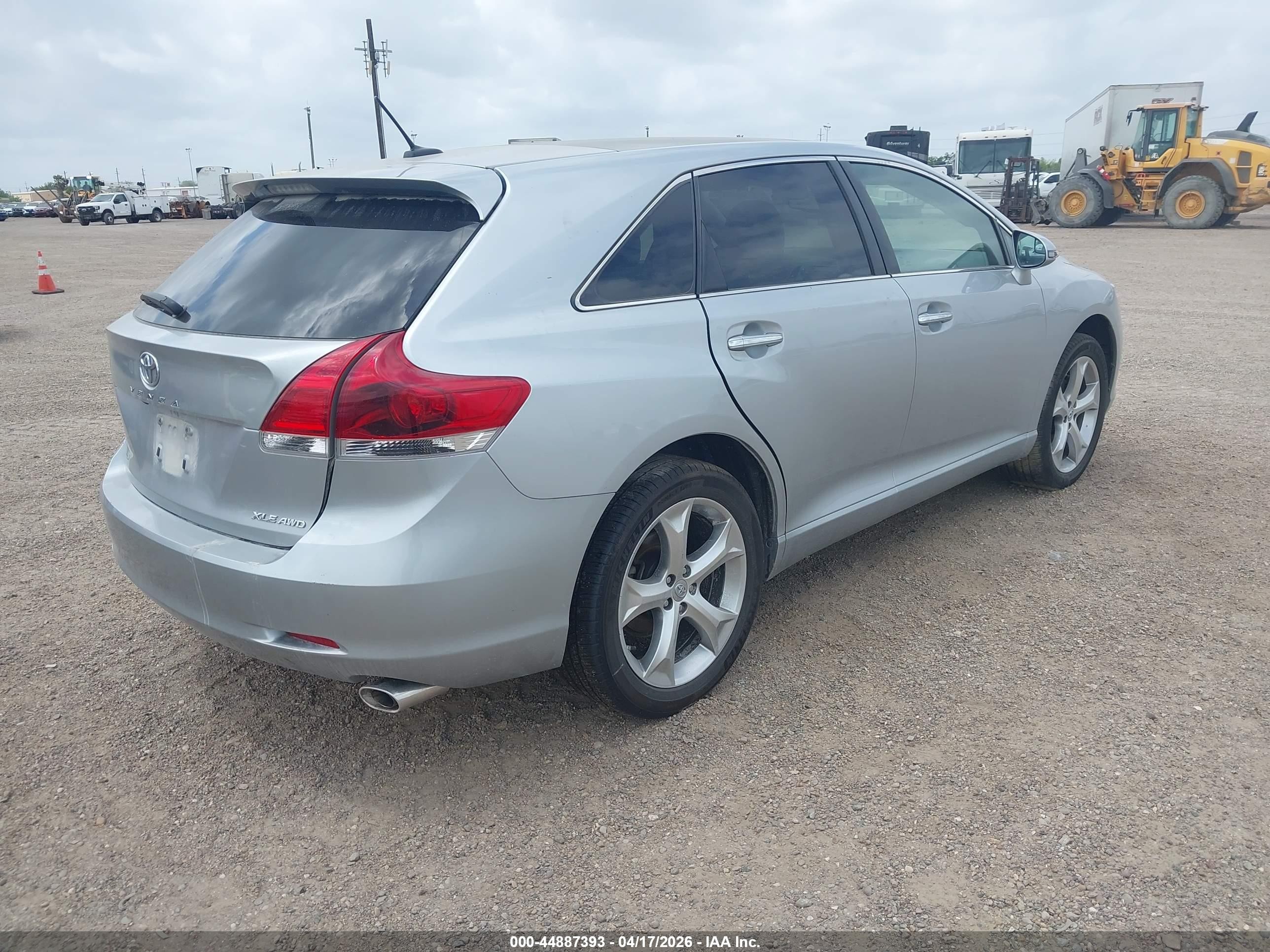 2015 Toyota Venza Xle V6 Silver vin: 4T3BK3BB1FU109817