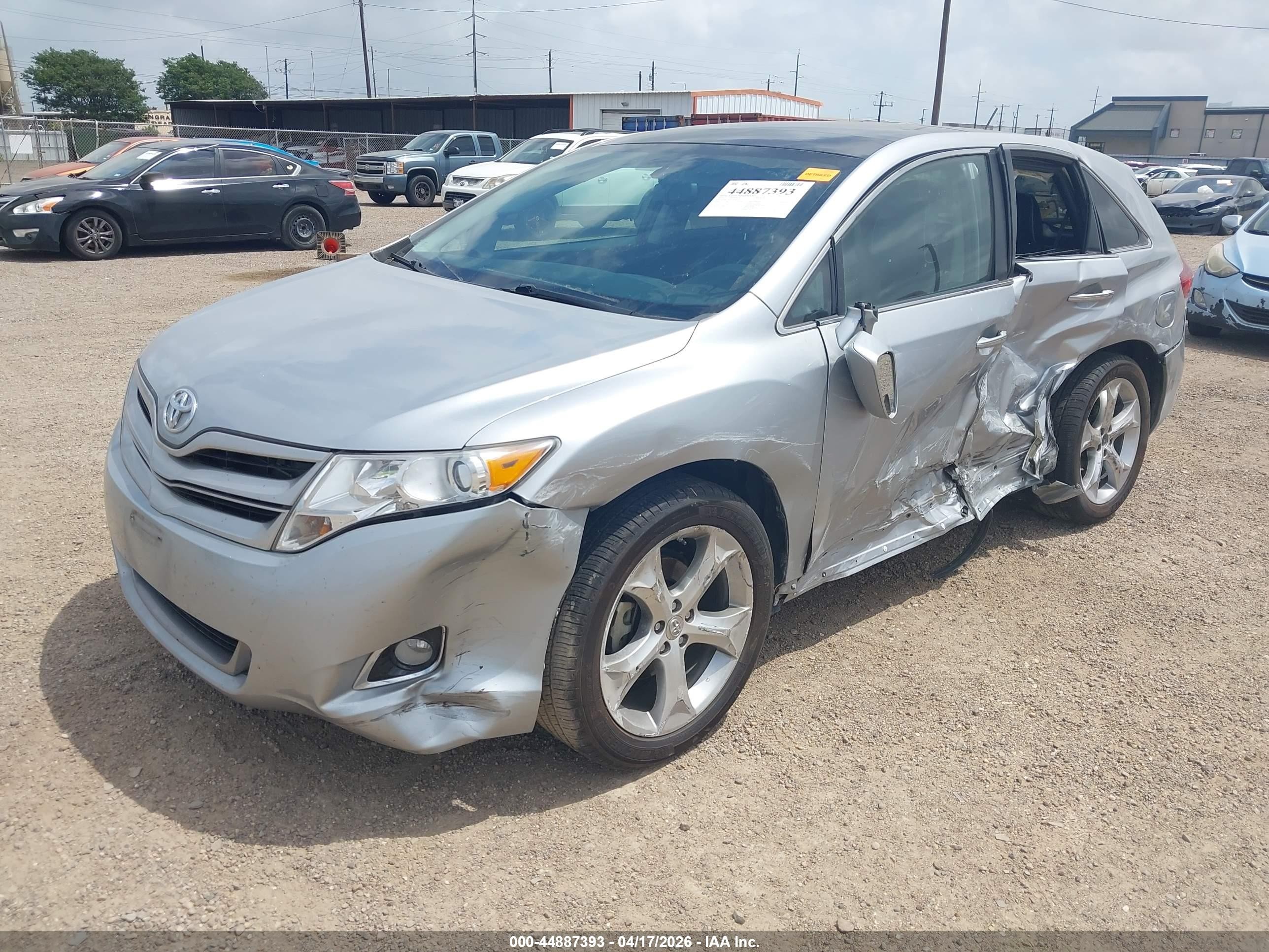 2015 Toyota Venza Xle V6 Silver vin: 4T3BK3BB1FU109817