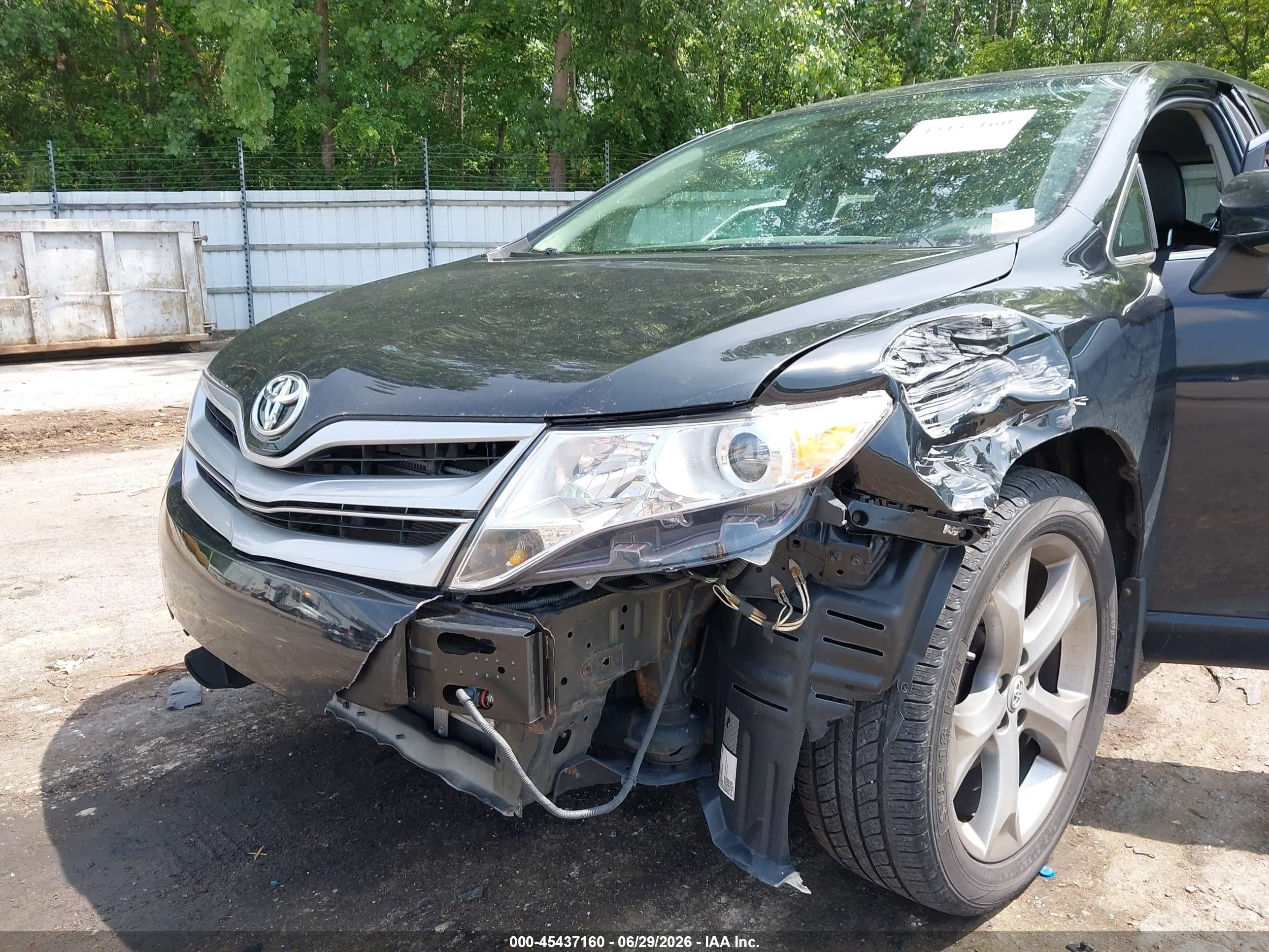 2015 Toyota Venza Xle V6 Черный vin: 4T3BK3BB1FU116542